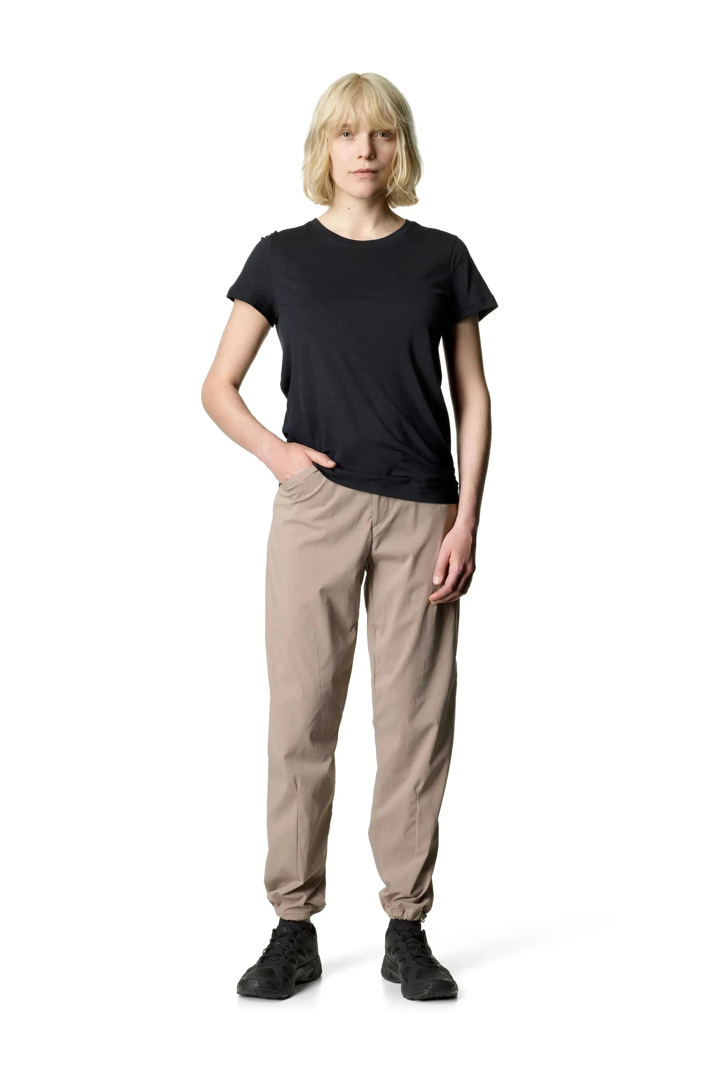 Buy W's Tree Tee | Color: true black | Size: XS Refurbished - $65.00 W's Tree Tee | Color: true black | Size: XS Refurbished - Houdini Sportswear refurbished available on Cerqular