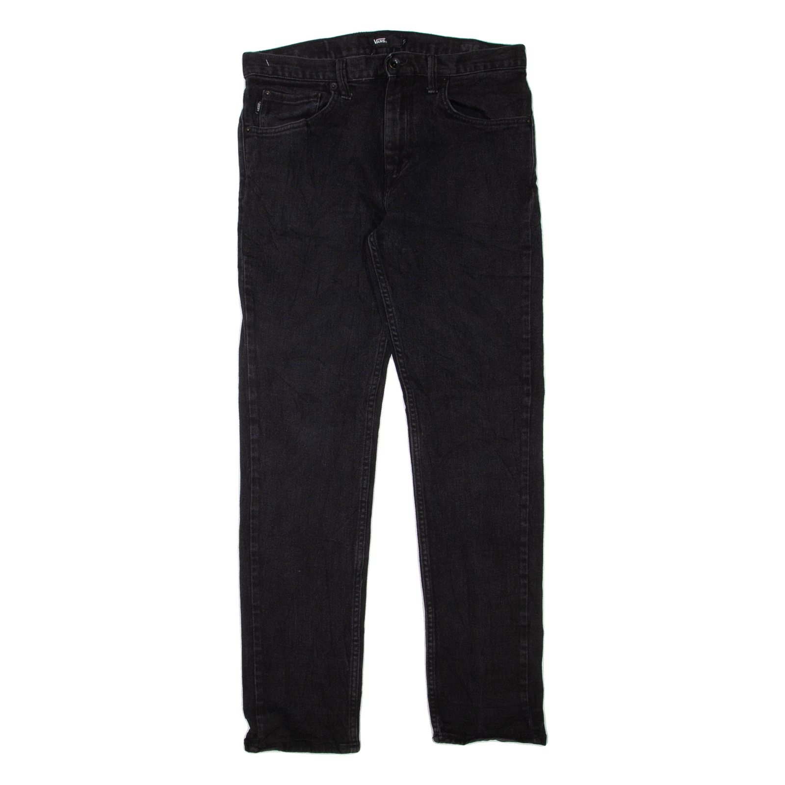 VANS Womens Jeans Black Regular Skinny W30 L30 Refurbished - N/A refurbished available on Cerqular