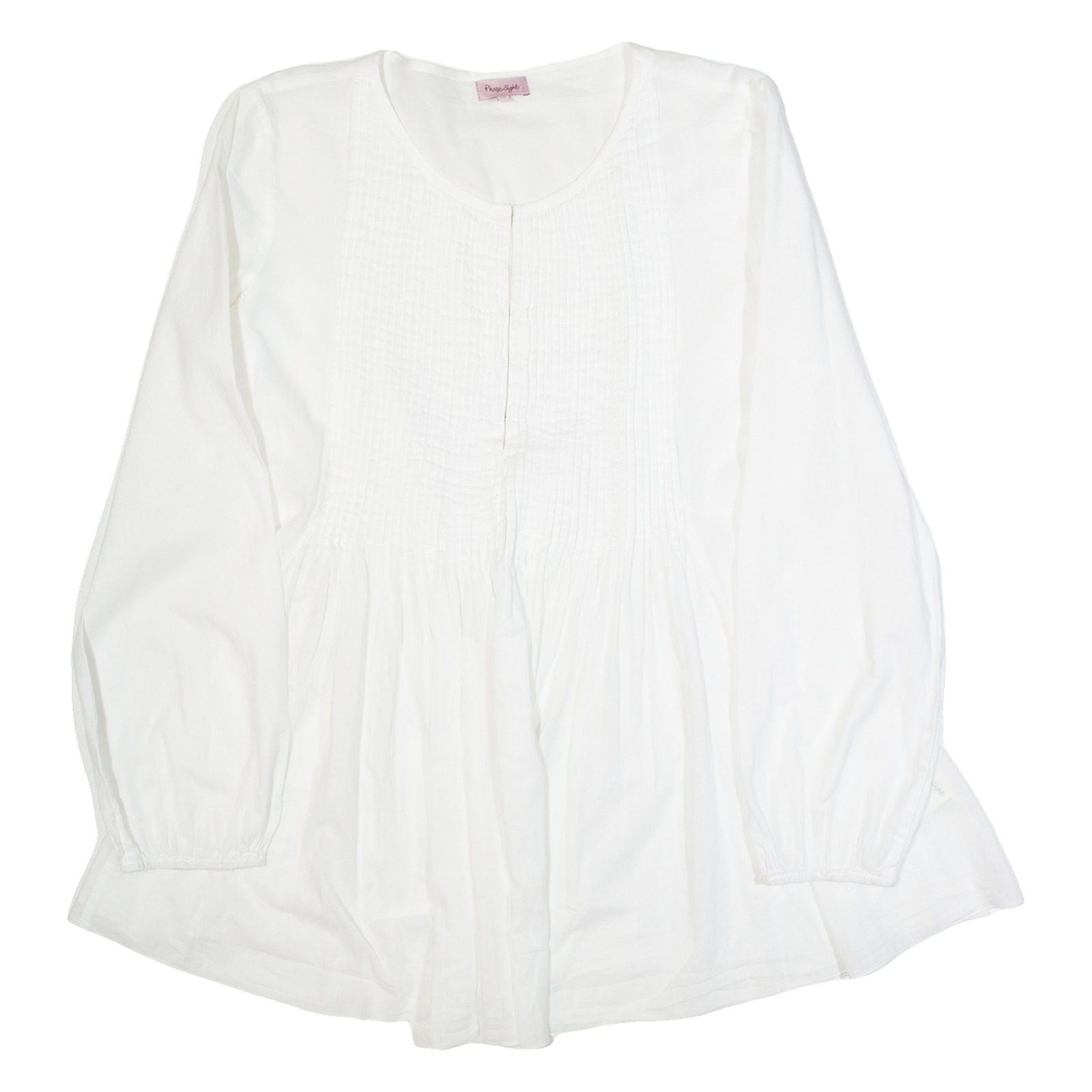 PHASE EIGHT Womens Top White Long Sleeve UK 12 Refurbished - N/A refurbished available on Cerqular