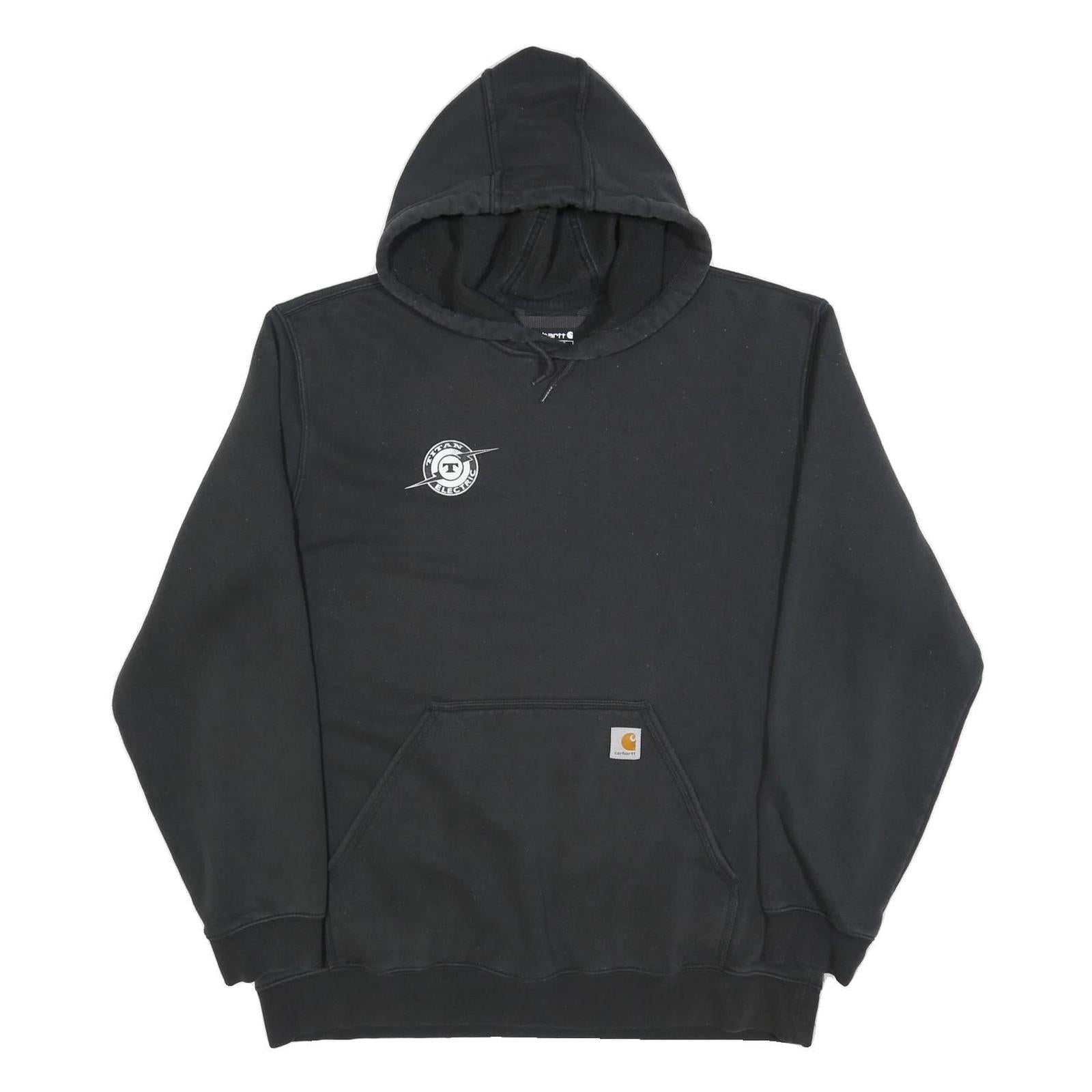 CARHARTT Mens Black Titan Electric Pullover Hoodie XL Workwear Casual Refurbished - N/A refurbished available on Cerqular
