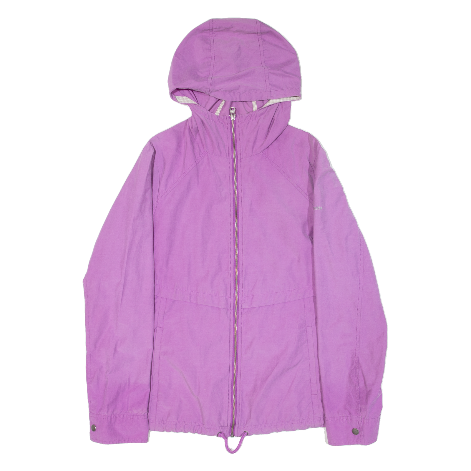COLUMBIA Womens Jacket Purple Hooded L Refurbished - N/A refurbished available on Cerqular