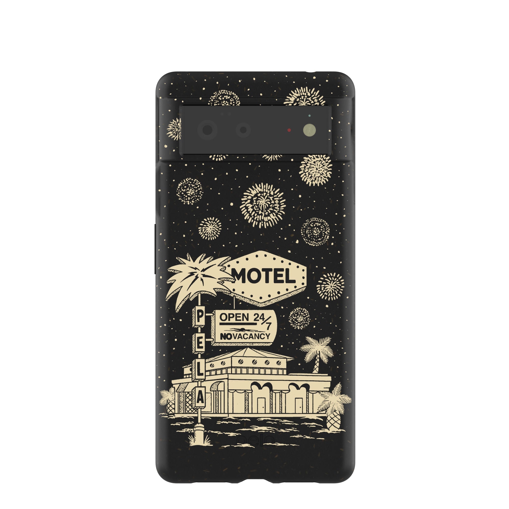 Black Motel Pela Google Pixel 6 Case Refurbished - Pela Case refurbished available on Cerqular