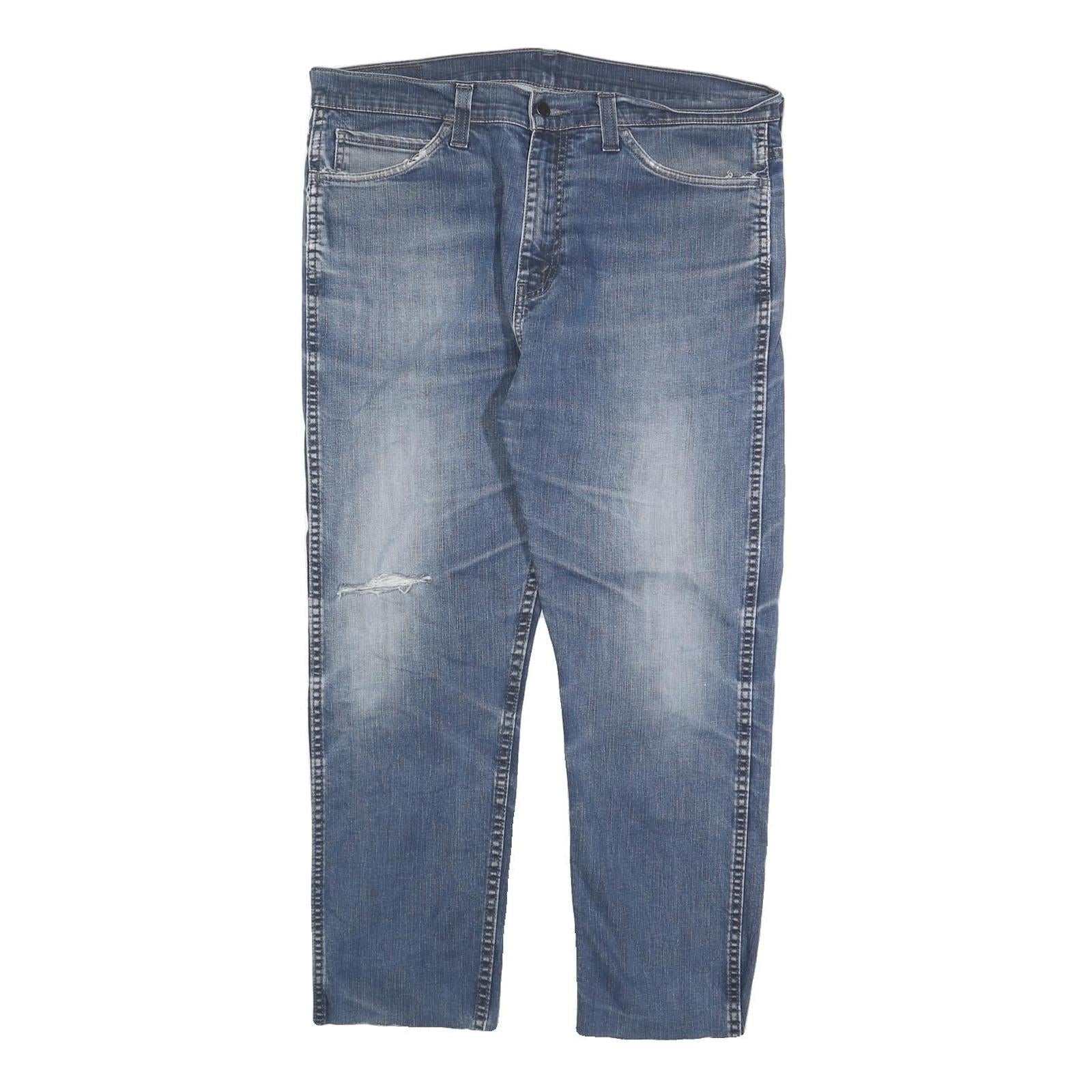 LEVI'S Mens Jeans Blue Regular Straight Denim Medium W36 L27 Classic Cotton Refurbished - N/A refurbished available on Cerqular