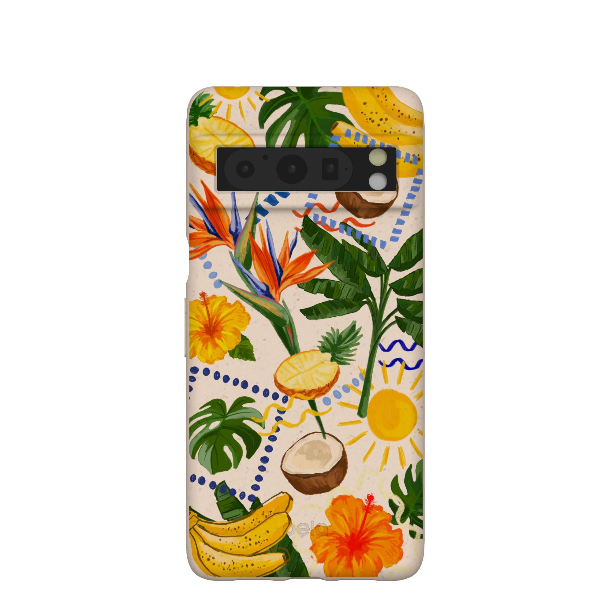 Seashell Tropics Google Pixel 8 Pro Case Refurbished - Pela Case refurbished available on Cerqular