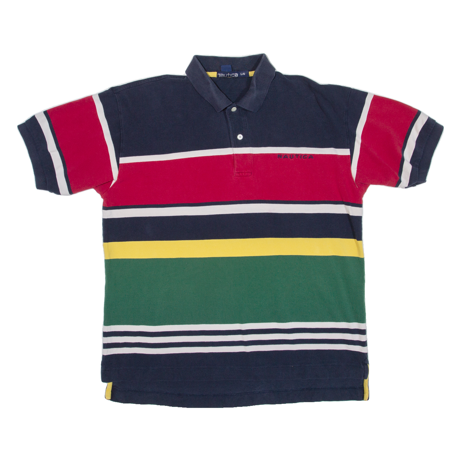 Buy NAUTICA Mens Polo Shirt Blue Striped L Refurbished - $27.29 NAUTICA Mens Polo Shirt Blue Striped L Refurbished - N/A refurbished available on Cerqular
