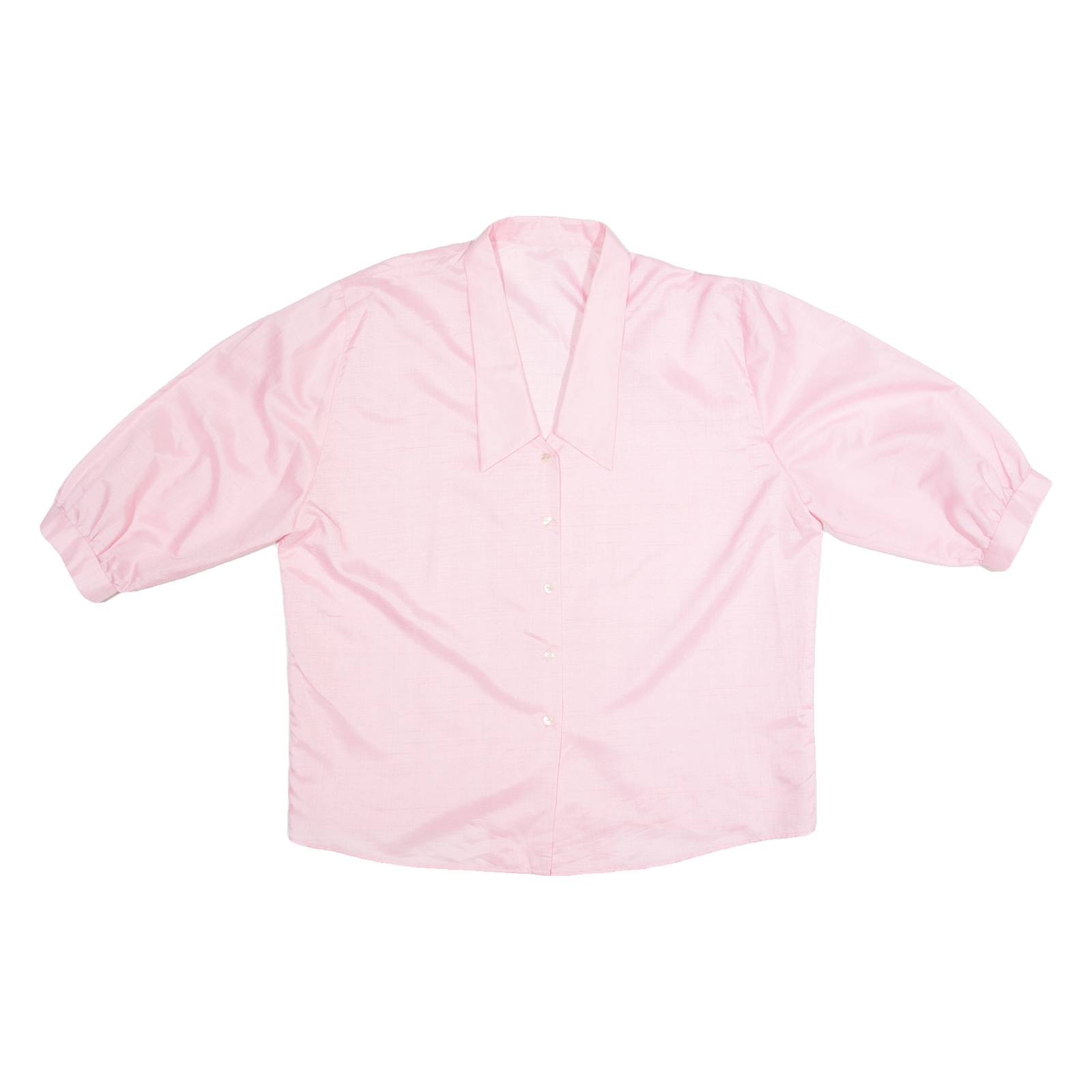 Womens Blouse Shirt Pink Collared 90s L Refurbished - N/A refurbished available on Cerqular