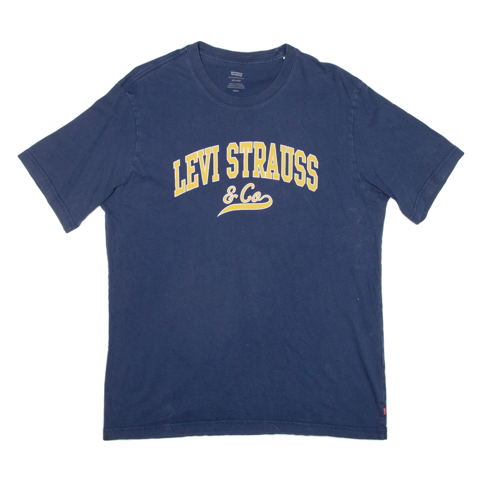LEVI'S Relaxed Mens T-Shirt Blue M Refurbished - N/A refurbished available on Cerqular
