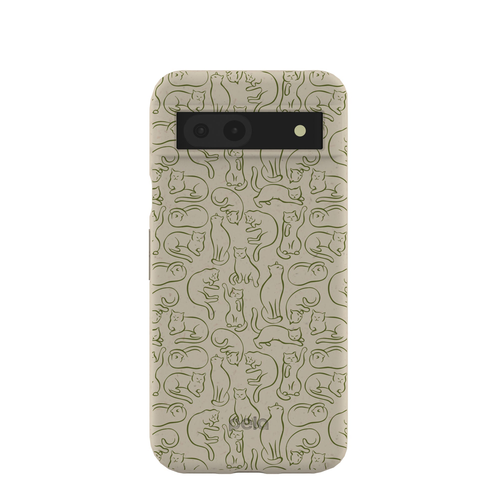 London Fog Say Meow Google Pixel 8a Case Refurbished - Pela Case refurbished available on Cerqular