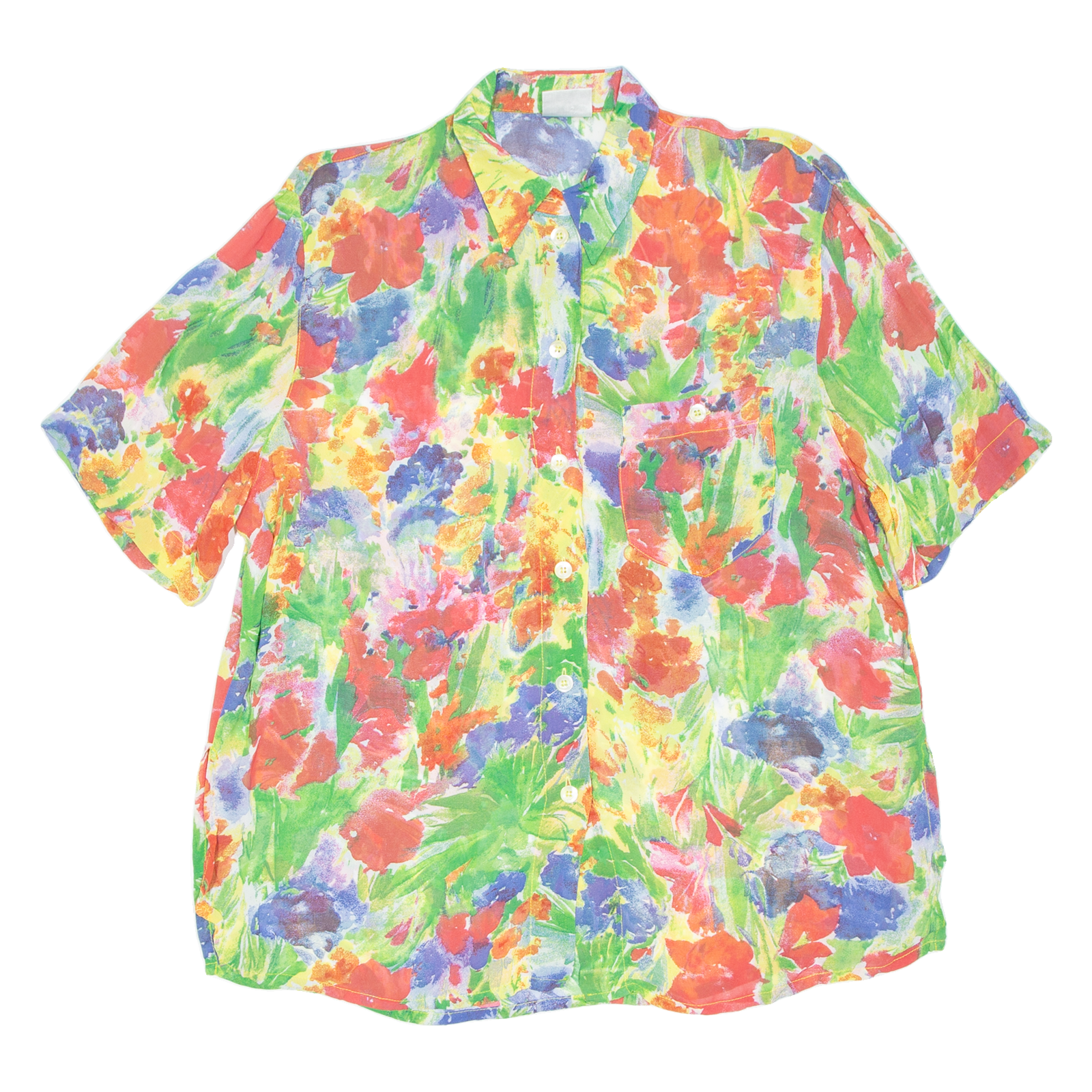 Buy BETTY Sheer Womens Printed Blouse Green Collared Floral L Refurbished - $16.89 BETTY Sheer Womens Printed Blouse Green Collared Floral L Refurbished - N/A refurbished available on Cerqular