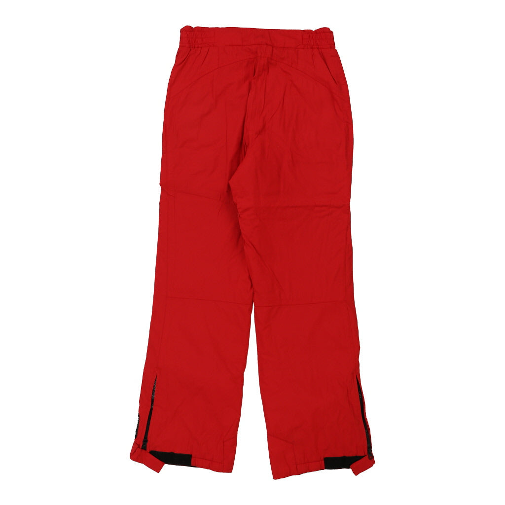 Colmar Ski Trousers - Small Red Nylon Refurbished - Thrifted (note: this is a term often used to describe second- refurbished available on Cerqular
