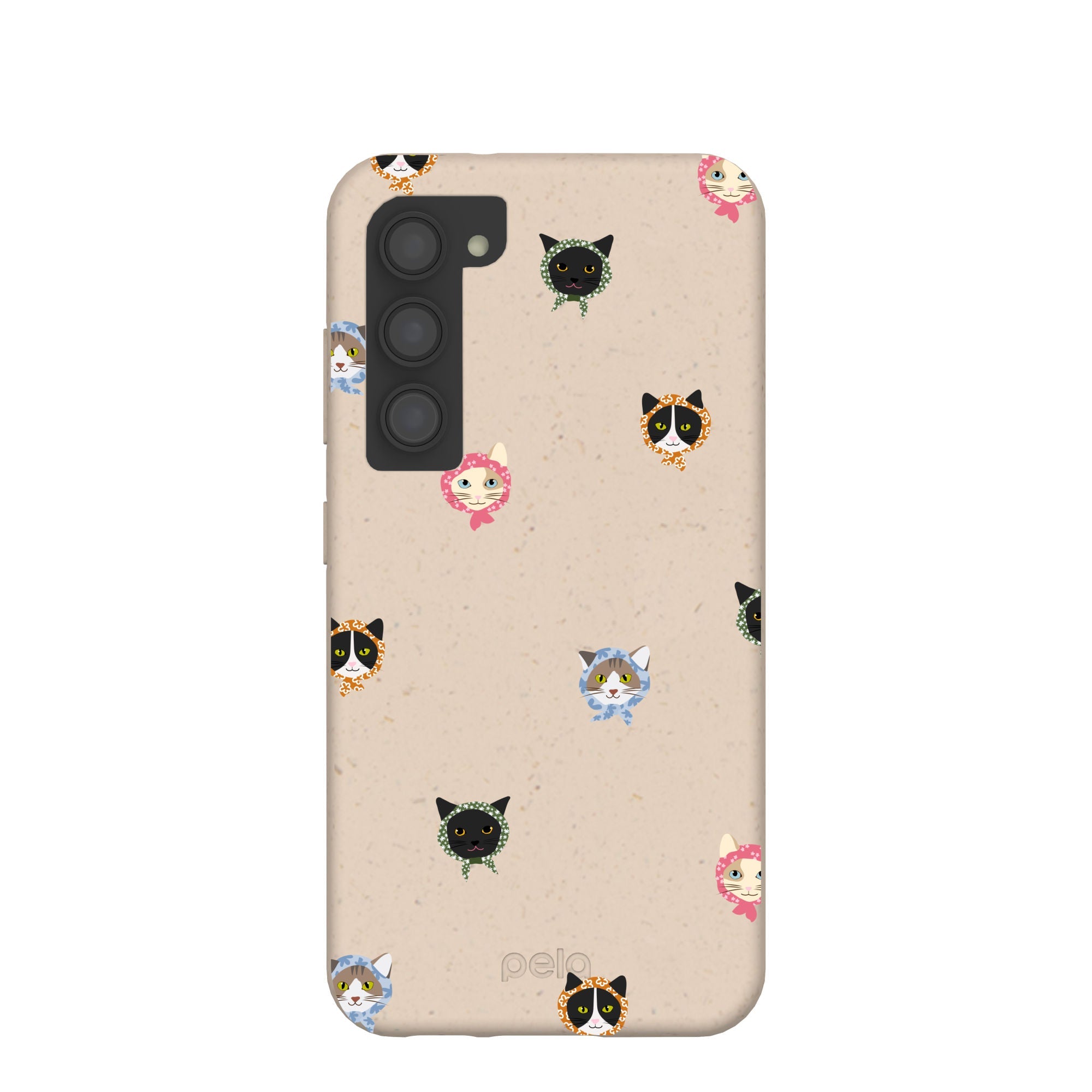 Seashell Cat Couture Samsung Galaxy S23 Case Refurbished - Pela Case refurbished available on Cerqular