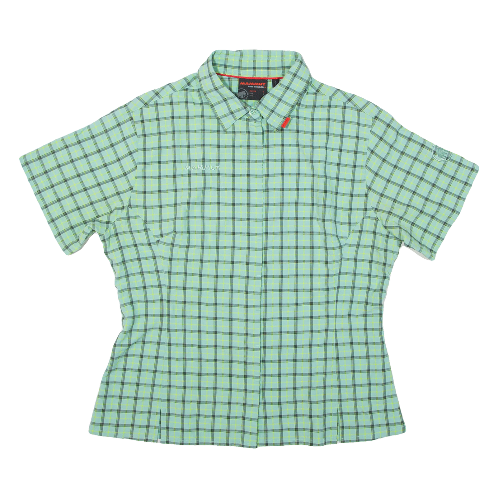 MAMMUT Womens Shirt Green Check L Refurbished - N/A refurbished available on Cerqular