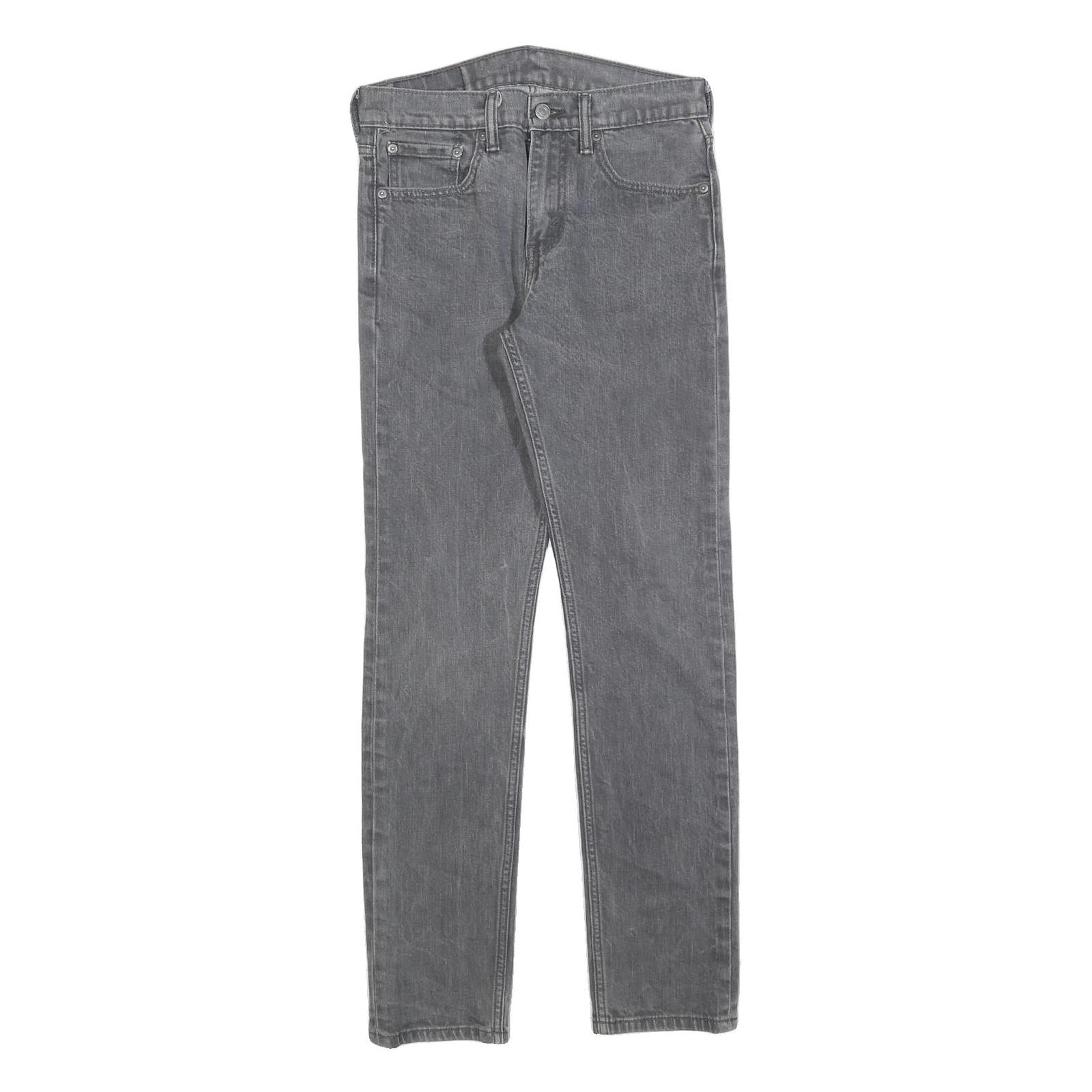 LEVI'S 508 Tapered Mens Jeans Grey Slim Tapered Denim Medium W28 L32 Cotton Refurbished - N/A refurbished available on Cerqular