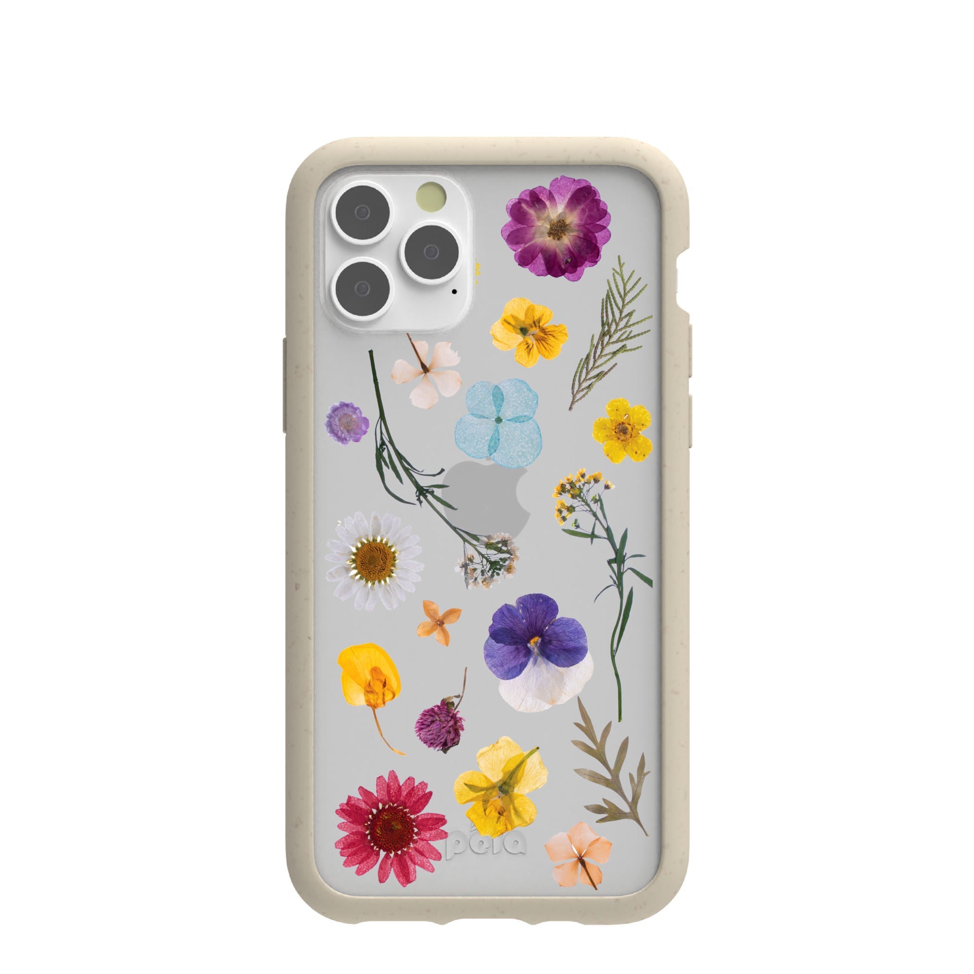 Clear Springtime iPhone 11 Pro Case With London Fog Ridge Refurbished - Pela Case refurbished available on Cerqular