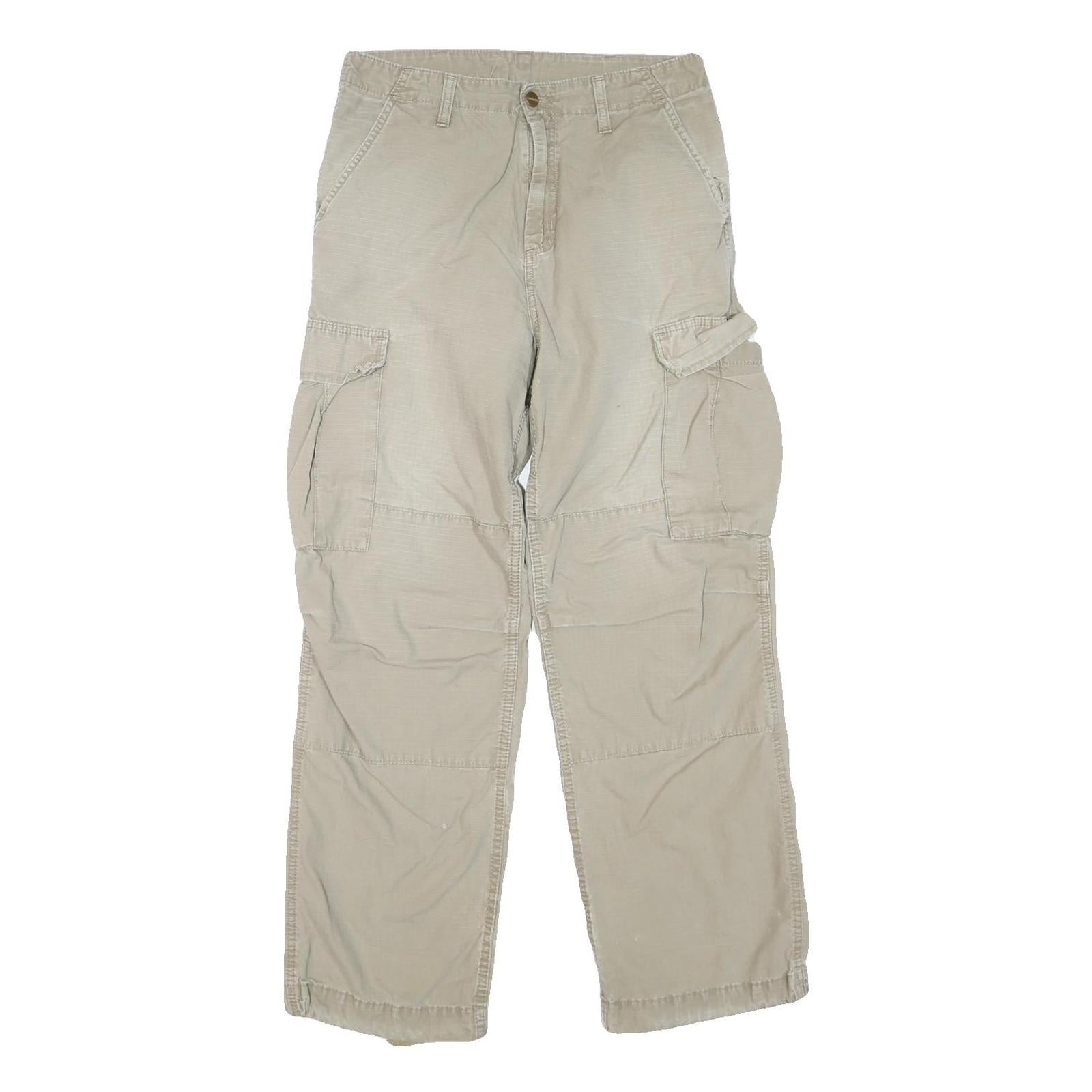 Buy CARHARTT Mens Regular Beige Cotton Blend Cargo Trousers W32 L30 Workwear Zip Refurbished - $49.39 CARHARTT Mens Regular Beige Cotton Blend Cargo Trousers W32 L30 Workwear Zip Refurbished - N/A refurbished available on Cerqular