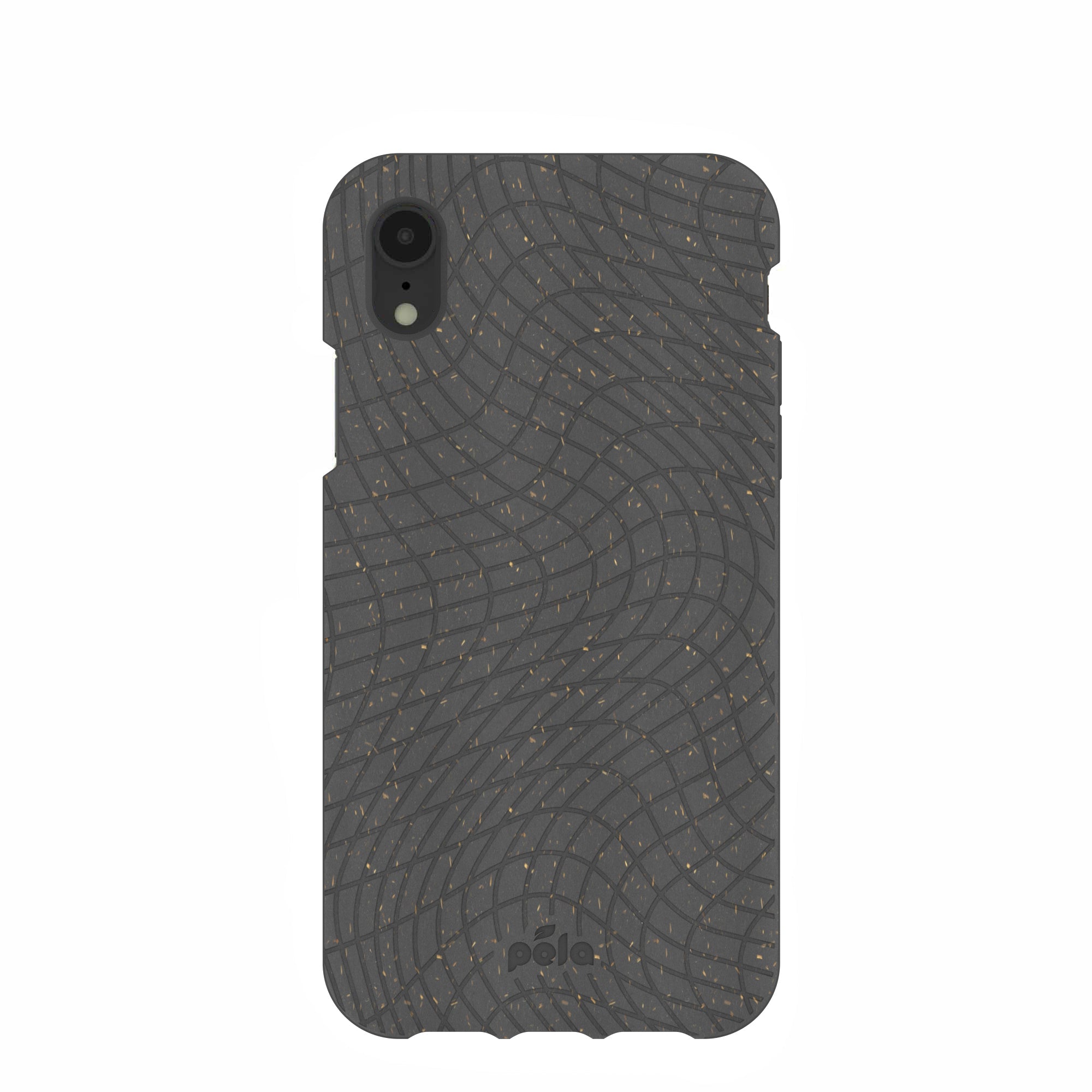 Black Mesh Flex iPhone XR Case Refurbished - Pela Case refurbished available on Cerqular