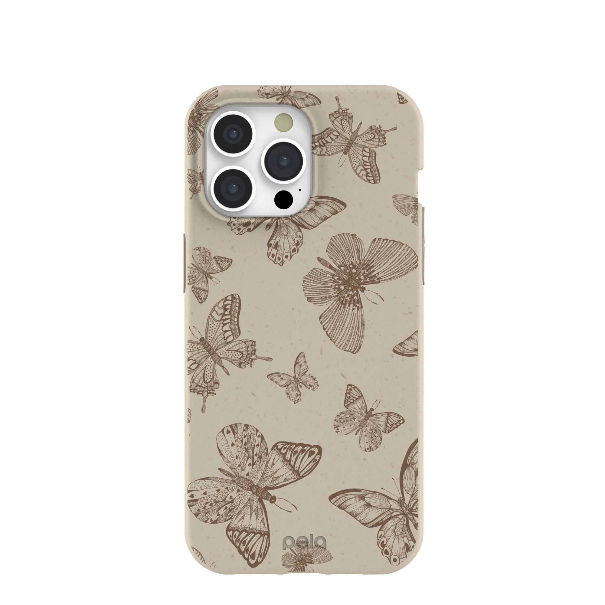 London Fog Delicate Flutters iPhone 15 Pro Max Case Refurbished - Pela Case refurbished available on Cerqular