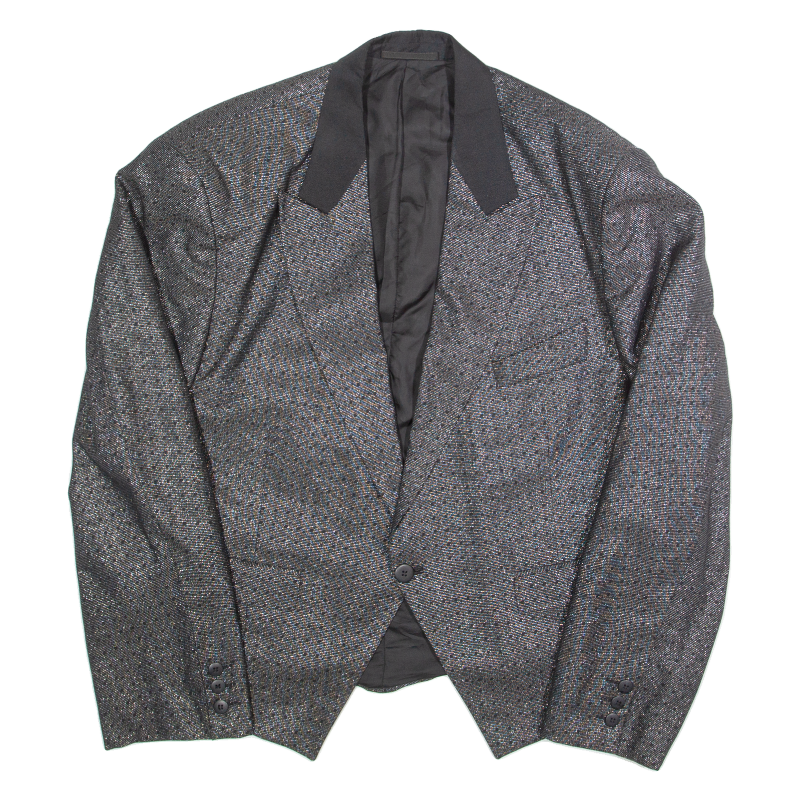 PADRUTT Mens Blazer Jacket Black Wool 90s M Refurbished - N/A refurbished available on Cerqular