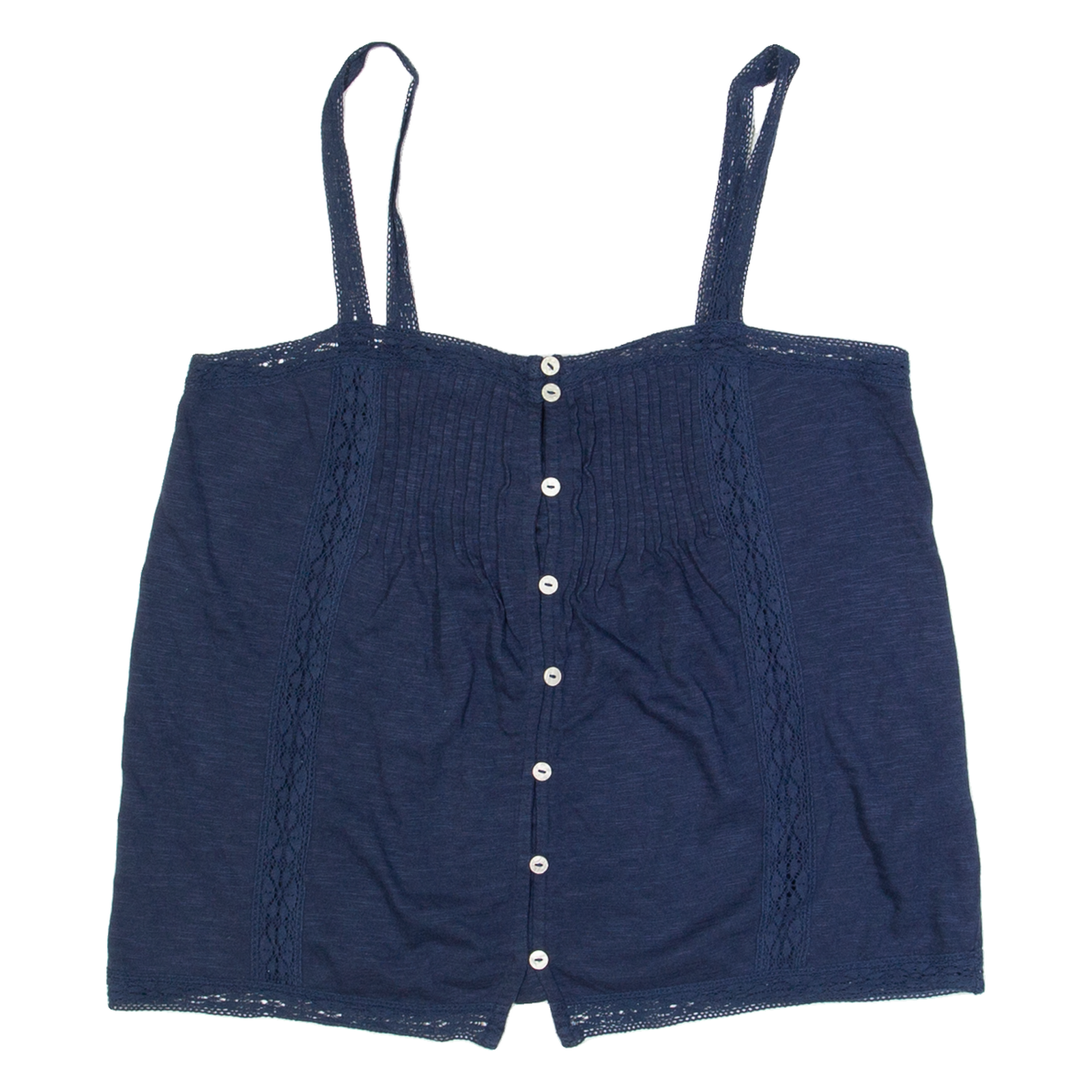 FAT FACE Womens Camisole Top Blue Sleeveless UK 8 Refurbished - N/A refurbished available on Cerqular