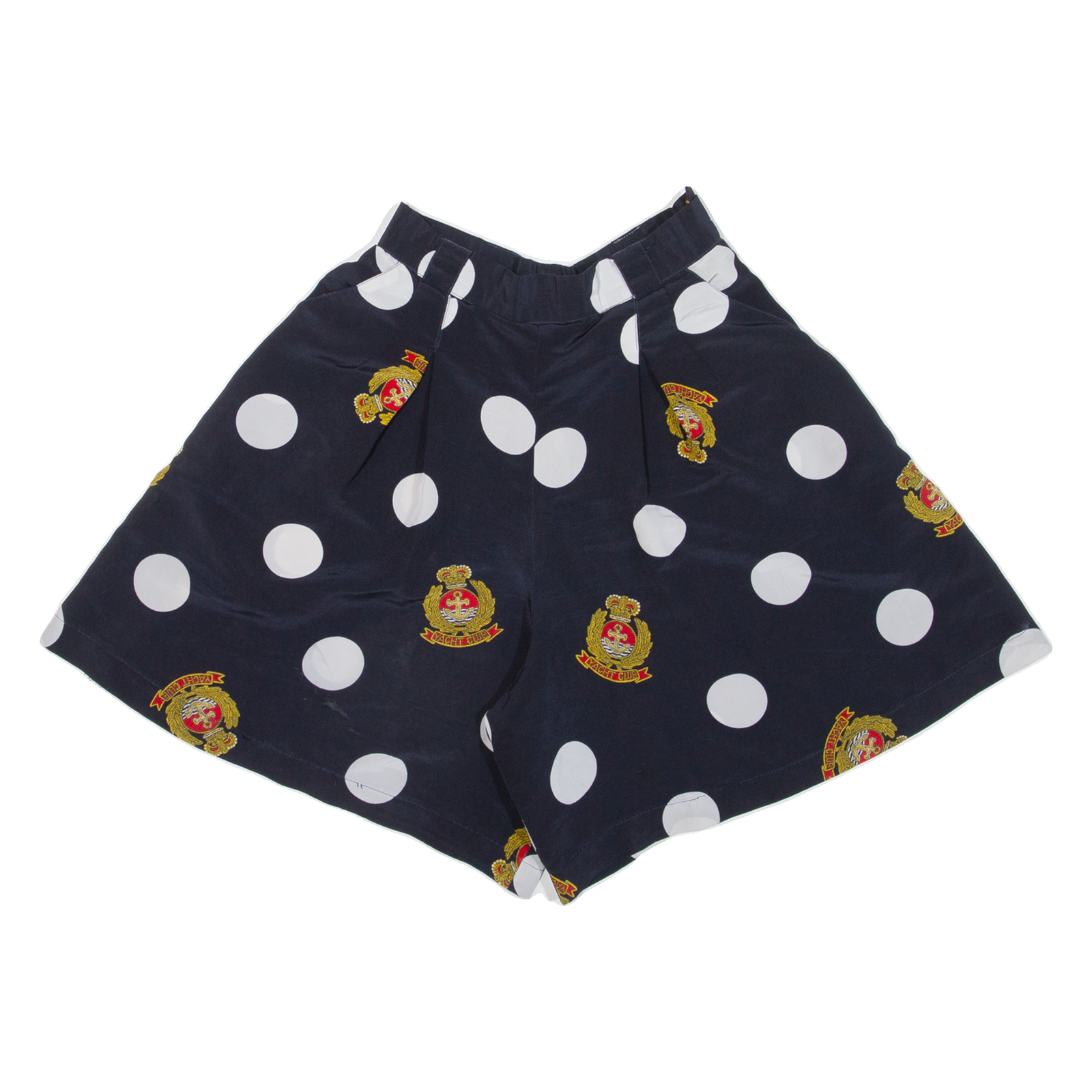 BISS Womens Casual Shorts Blue Relaxed Spotted XXS W23 Refurbished - N/A refurbished available on Cerqular