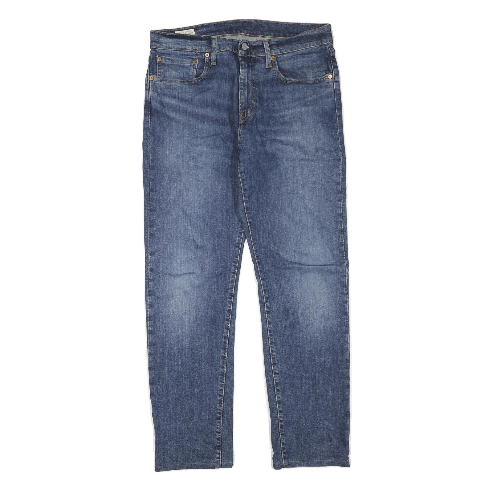 LEVI'S 502 Mens Jeans Blue Regular Straight Denim Medium W32 L31 Classic Fit Zip Refurbished - N/A refurbished available on Cerqular