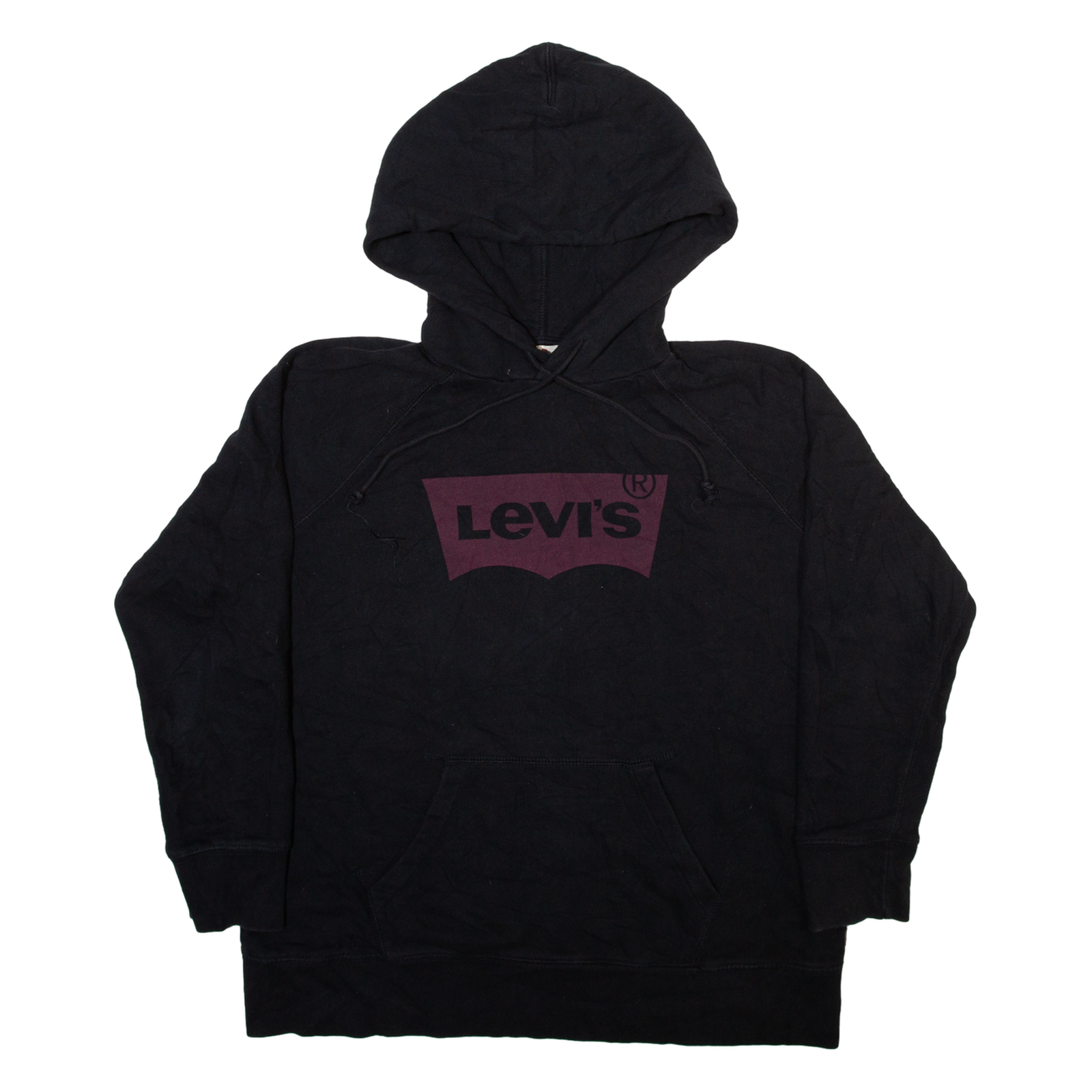 LEVI'S Mens Black Hoodie M Refurbished - N/A refurbished available on Cerqular