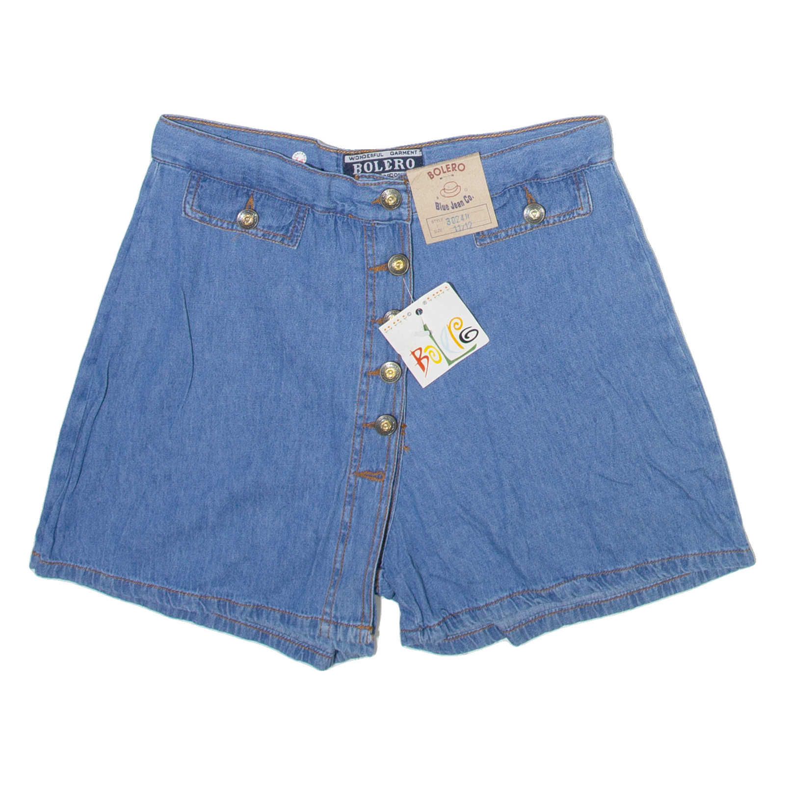 BOLERO Womens Denim Shorts Blue S W28 Refurbished - N/A refurbished available on Cerqular
