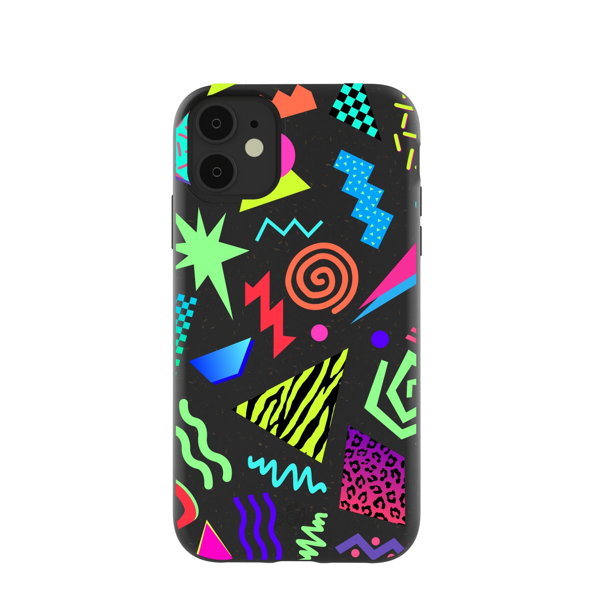 Black Neon Blast iPhone 11 Case Refurbished - Pela Case refurbished available on Cerqular