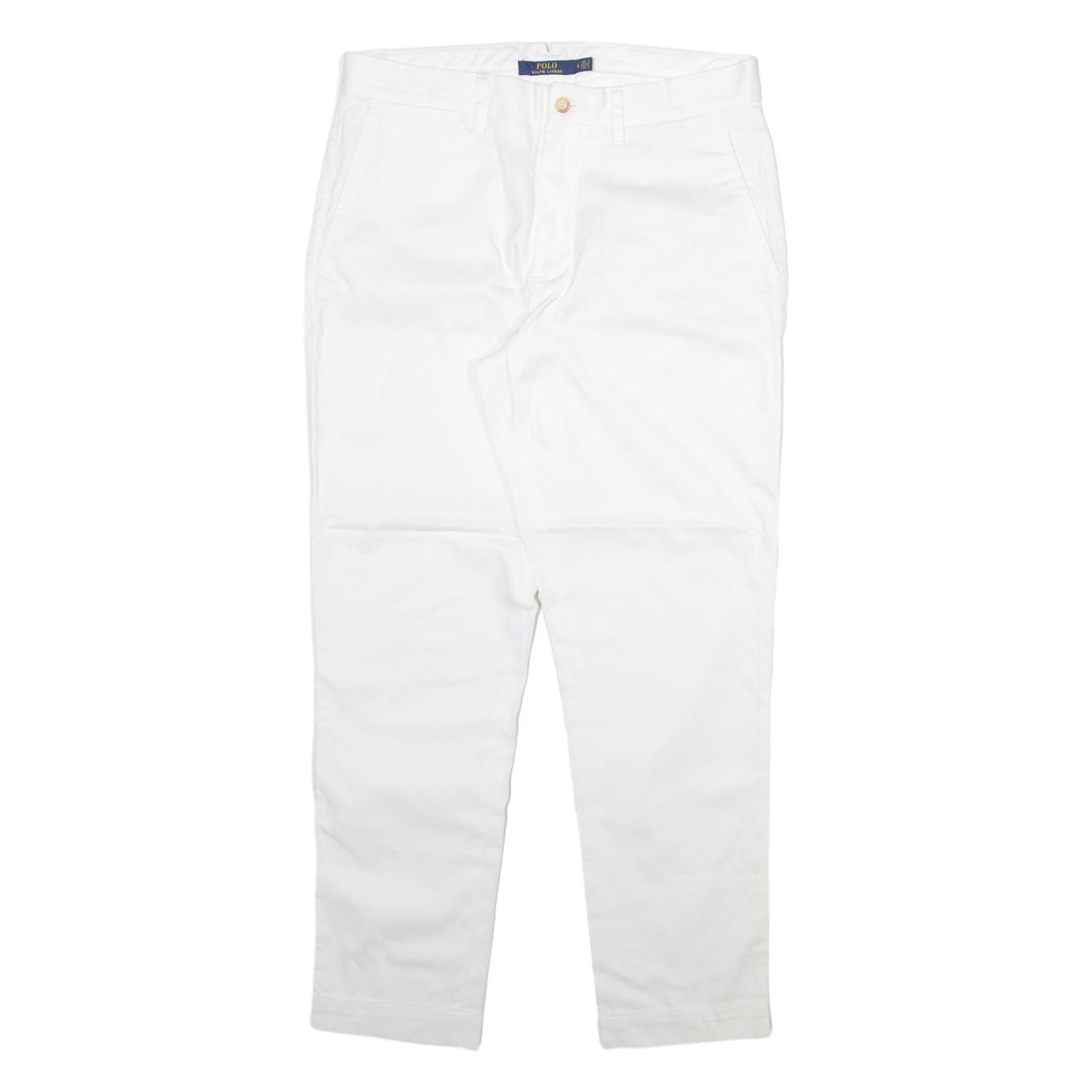 POLO RALPH LAUREN Womens Trousers White Regular Tapered W31 L27 Refurbished - N/A refurbished available on Cerqular