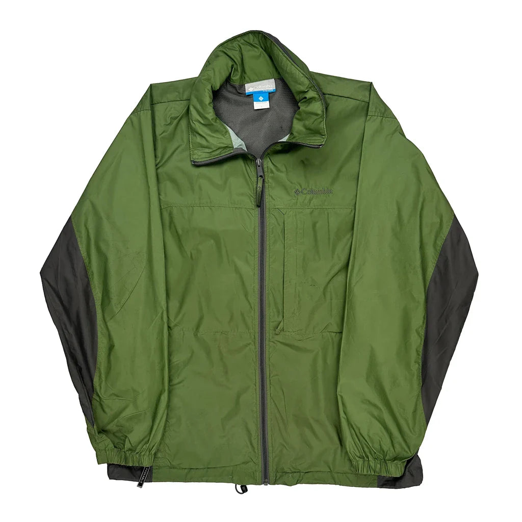 Buy Columbia Jacket - Large Green Polyester Refurbished - $73.69 Columbia Jacket - Large Green Polyester Refurbished - Thrifted (note: this is a term often used to describe second- refurbished available on Cerqular