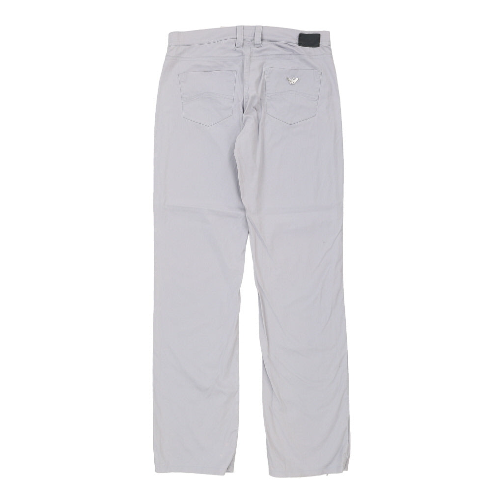 Armani Jeans Trousers - 32W UK 10 Blue Cotton Refurbished - Thrifted (note: this is a term often used to describe second- refurbished available on Cerqular