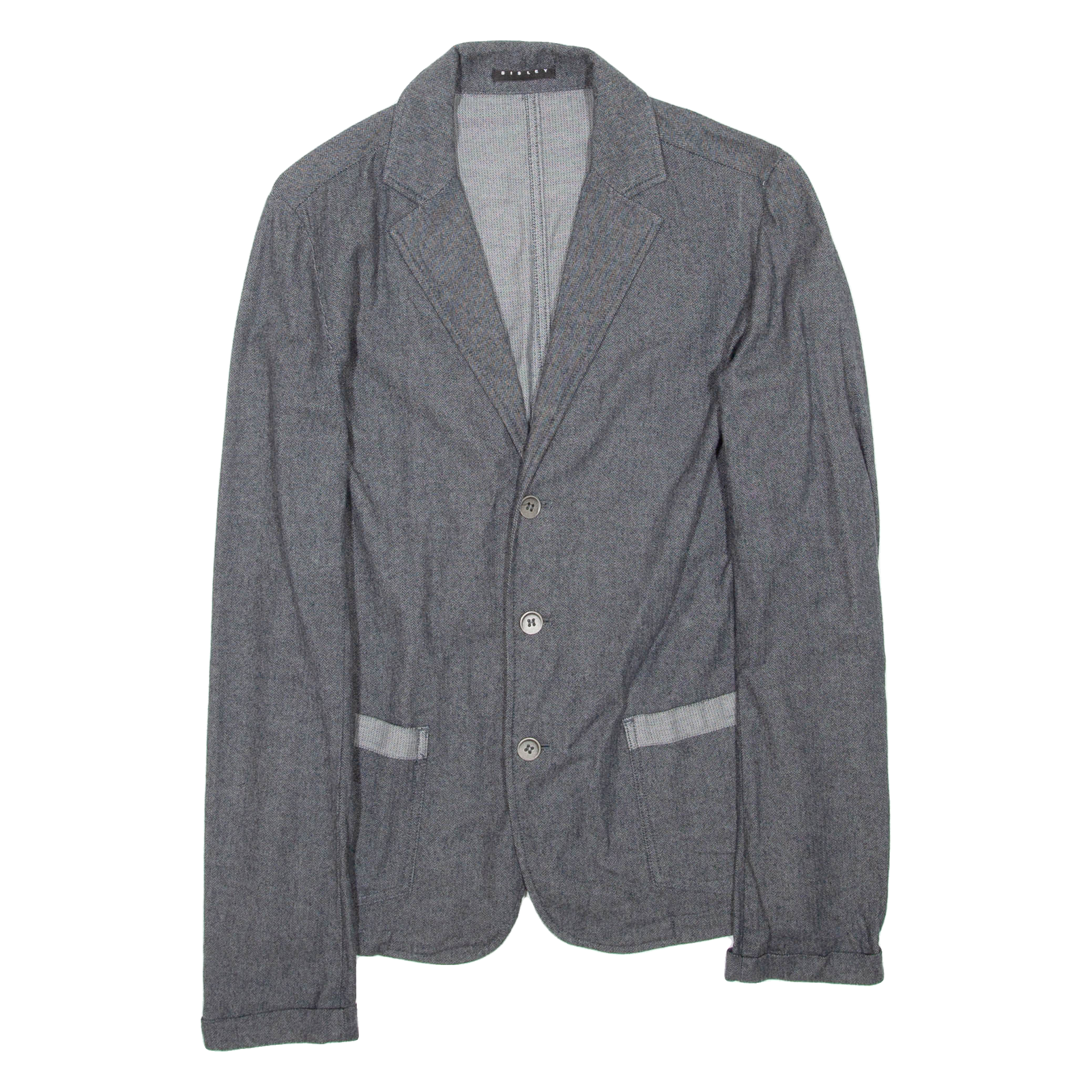 SISLEY Womens Blazer Coat Grey S Refurbished - N/A refurbished available on Cerqular
