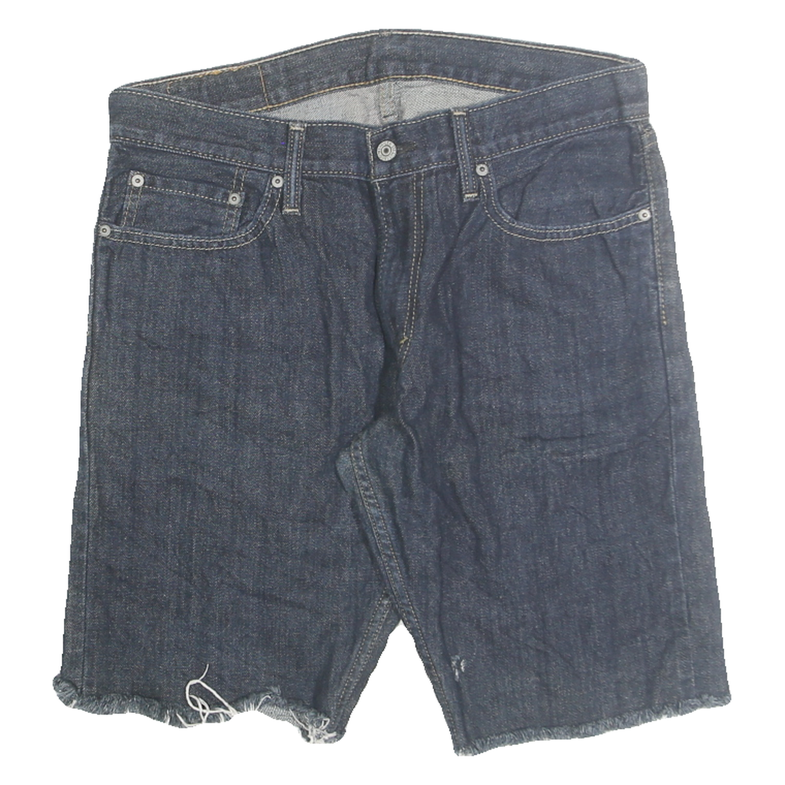 Buy LEVI'S Mens Denim Blue Cut-Off Shorts M W33 514 Style Twin Pocket Refurbished - $24.69 LEVI'S Mens Denim Blue Cut-Off Shorts M W33 514 Style Twin Pocket Refurbished - N/A refurbished available on Cerqular