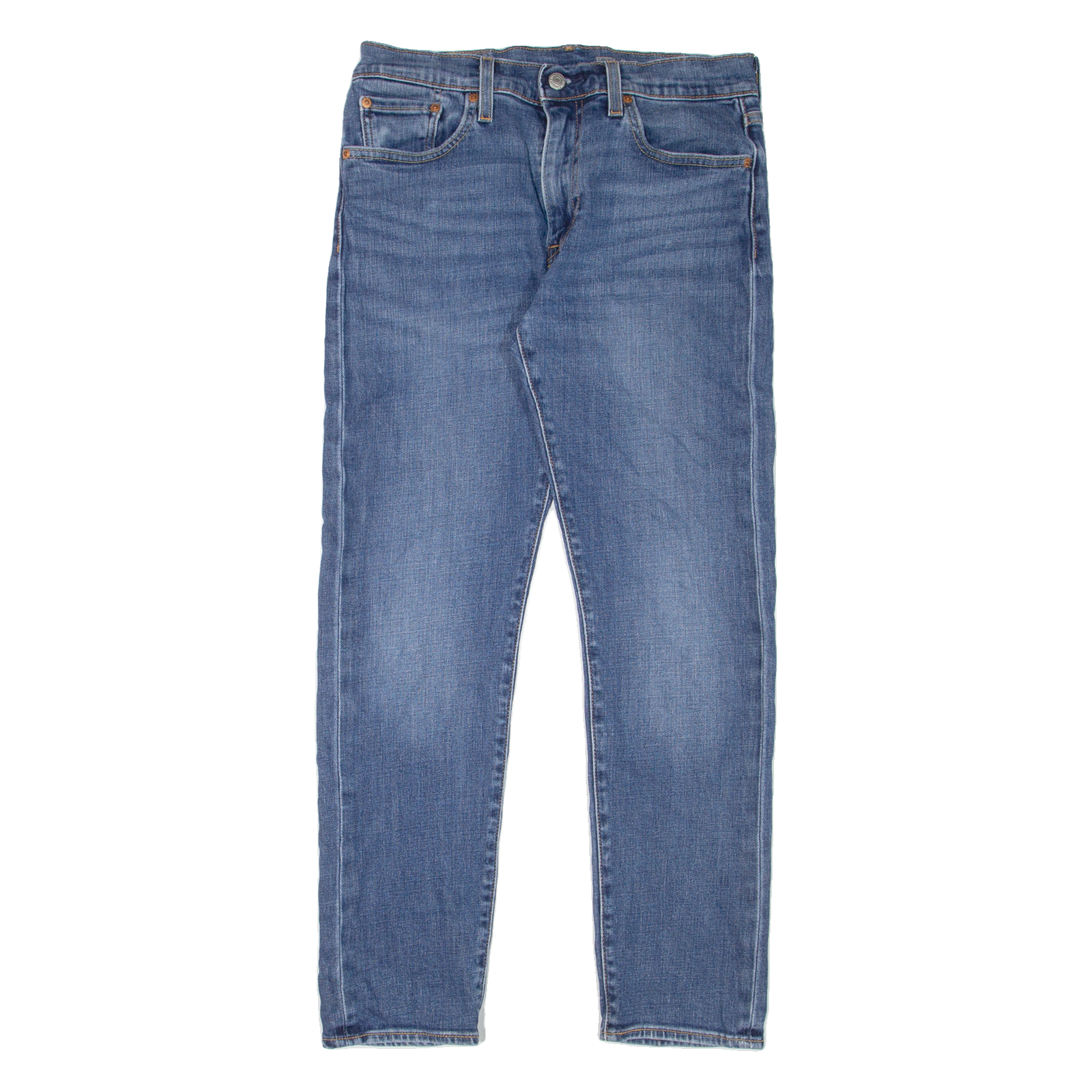 LEVI'S 502 Jeans BIG E Mens Blue Regular Tapered W30 L30 Refurbished - N/A refurbished available on Cerqular