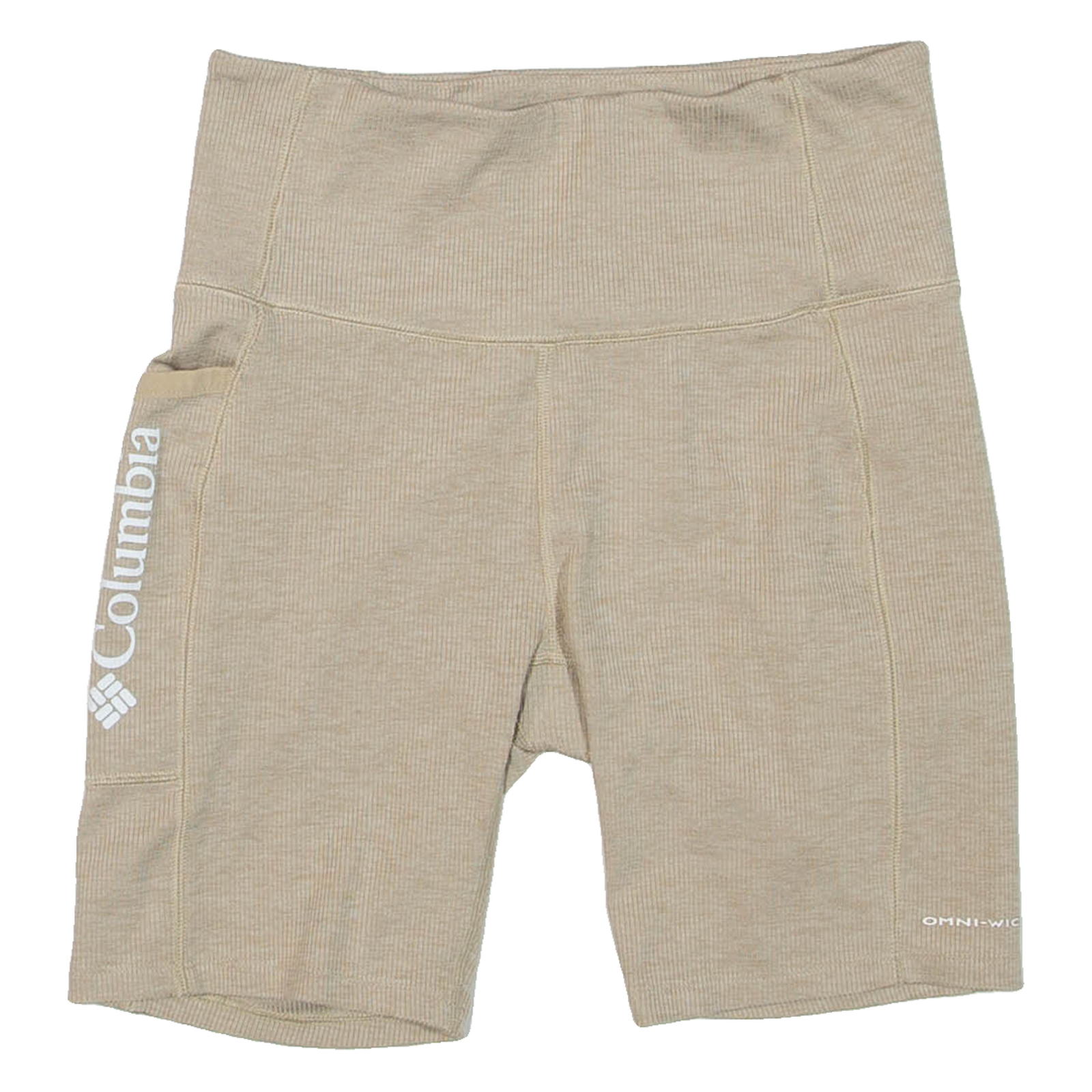 COLUMBIA Bicycle Womens Sports Shorts Beige Slim S W11 Refurbished - N/A refurbished available on Cerqular