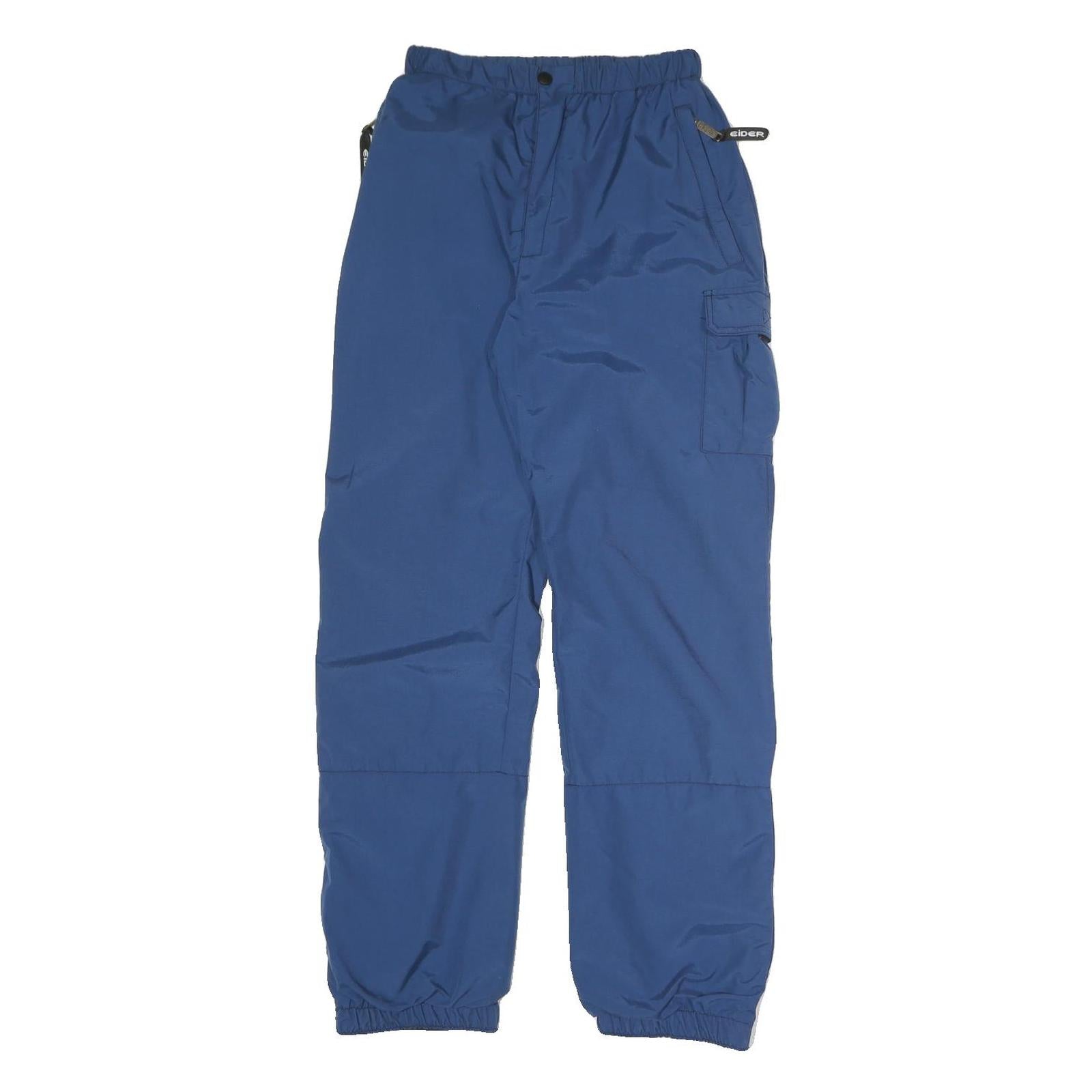 EIDER Mens Blue Polyester Blend Relaxed Trousers W24 L30 Zip Closure Outdoor Refurbished - N/A refurbished available on Cerqular