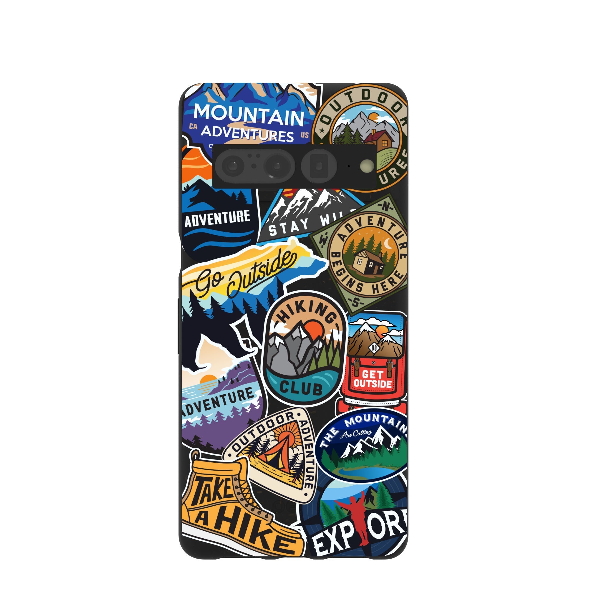 Buy Black Trail Stickers Google Pixel 7 Pro Case Refurbished - $65.00 Black Trail Stickers Google Pixel 7 Pro Case Refurbished - Pela Case refurbished available on Cerqular