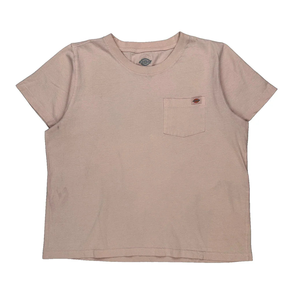 Buy Dickies T-Shirt - XL Pink Cotton Refurbished - $13.39 Dickies T-Shirt - XL Pink Cotton Refurbished - Thrifted (note: this is a term often used to describe second- refurbished available on Cerqular