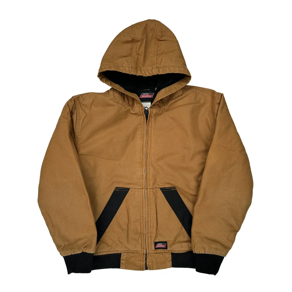 Buy Age 12-14 Dickies Jacket - Large Black Cotton Refurbished - $30.94 Age 12-14 Dickies Jacket - Large Black Cotton Refurbished - Thrifted (note: this is a term often used to describe second- refurbished available on Cerqular