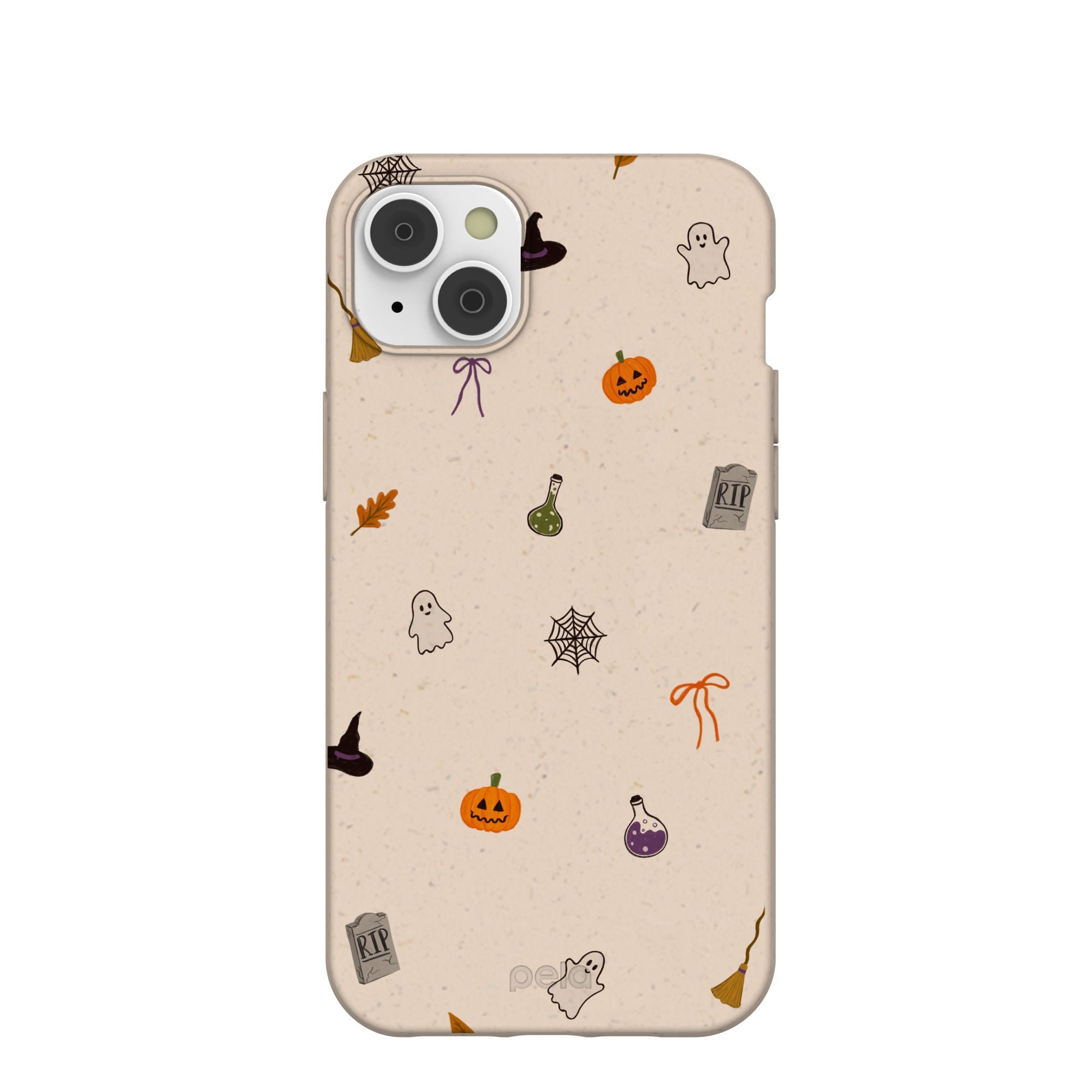 Seashell Mini Halloween iPhone 14 Plus Case Refurbished - Pela Case refurbished available on Cerqular