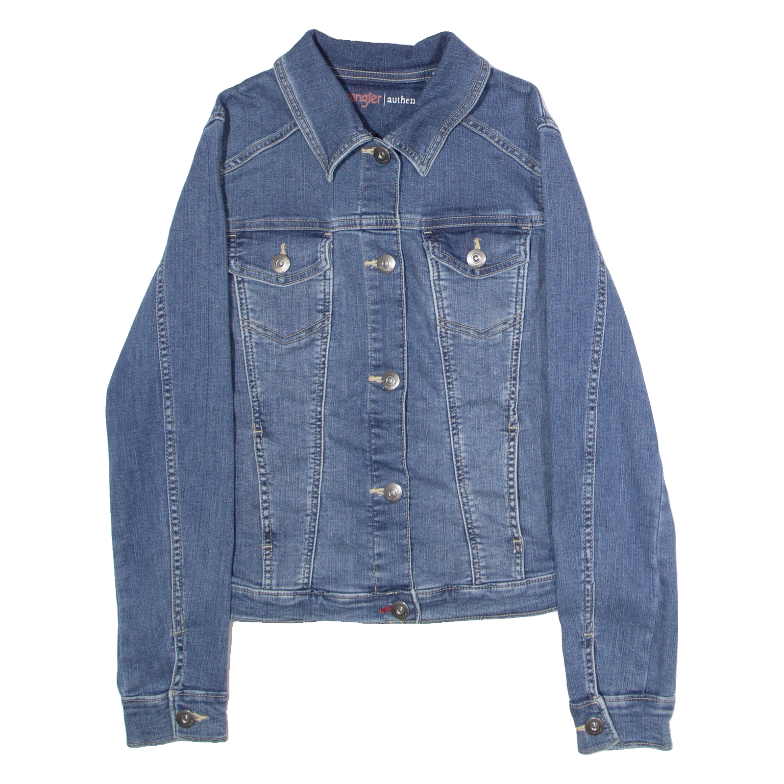 WRANGLER Womens Denim Jacket Blue S Refurbished - N/A refurbished available on Cerqular