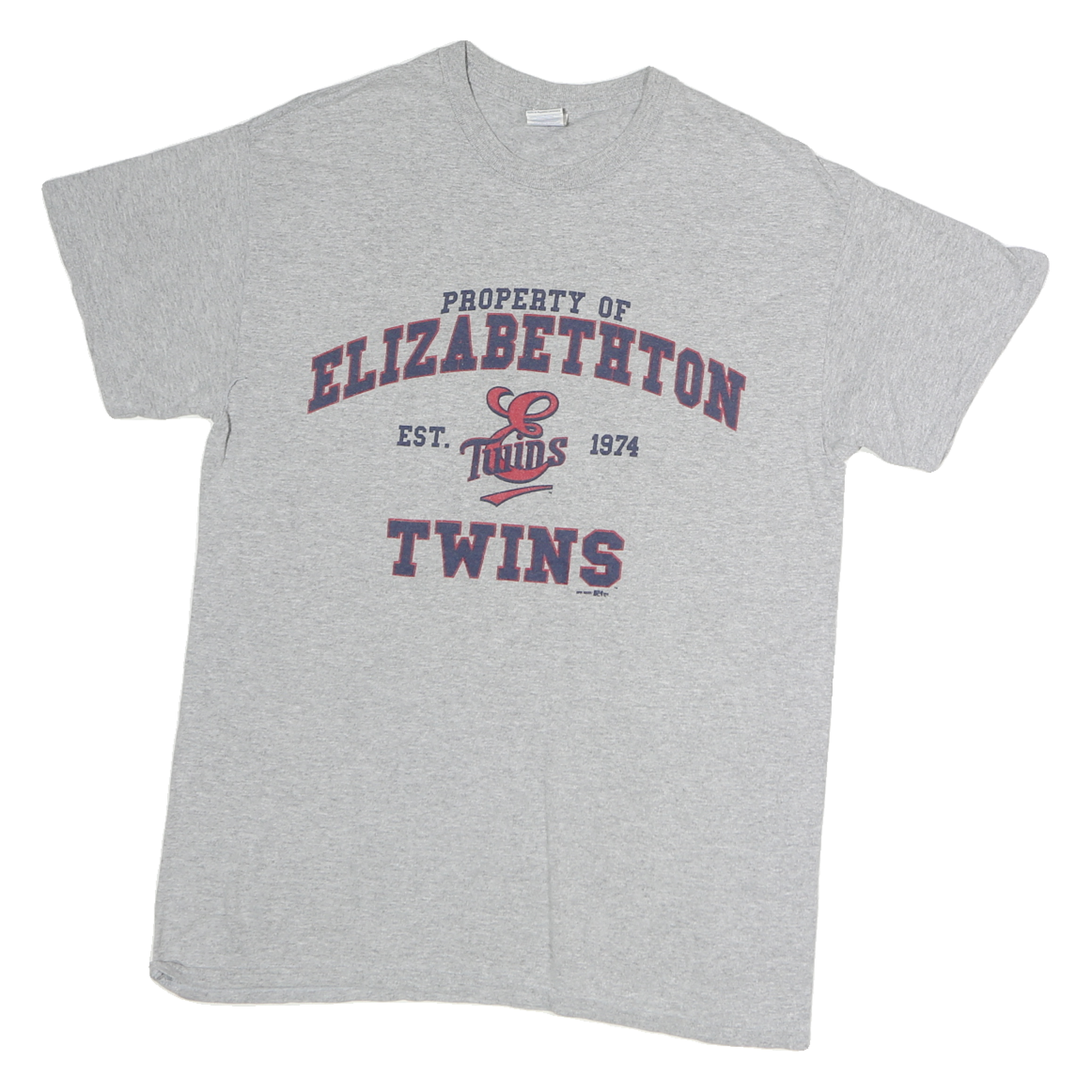 Buy GILDAN Mens Grey Property Of Elizabethton Twins Graphic T-Shirt M Crew Neck Refurbished - $11.69 GILDAN Mens Grey Property Of Elizabethton Twins Graphic T-Shirt M Crew Neck Refurbished - N/A refurbished available on Cerqular