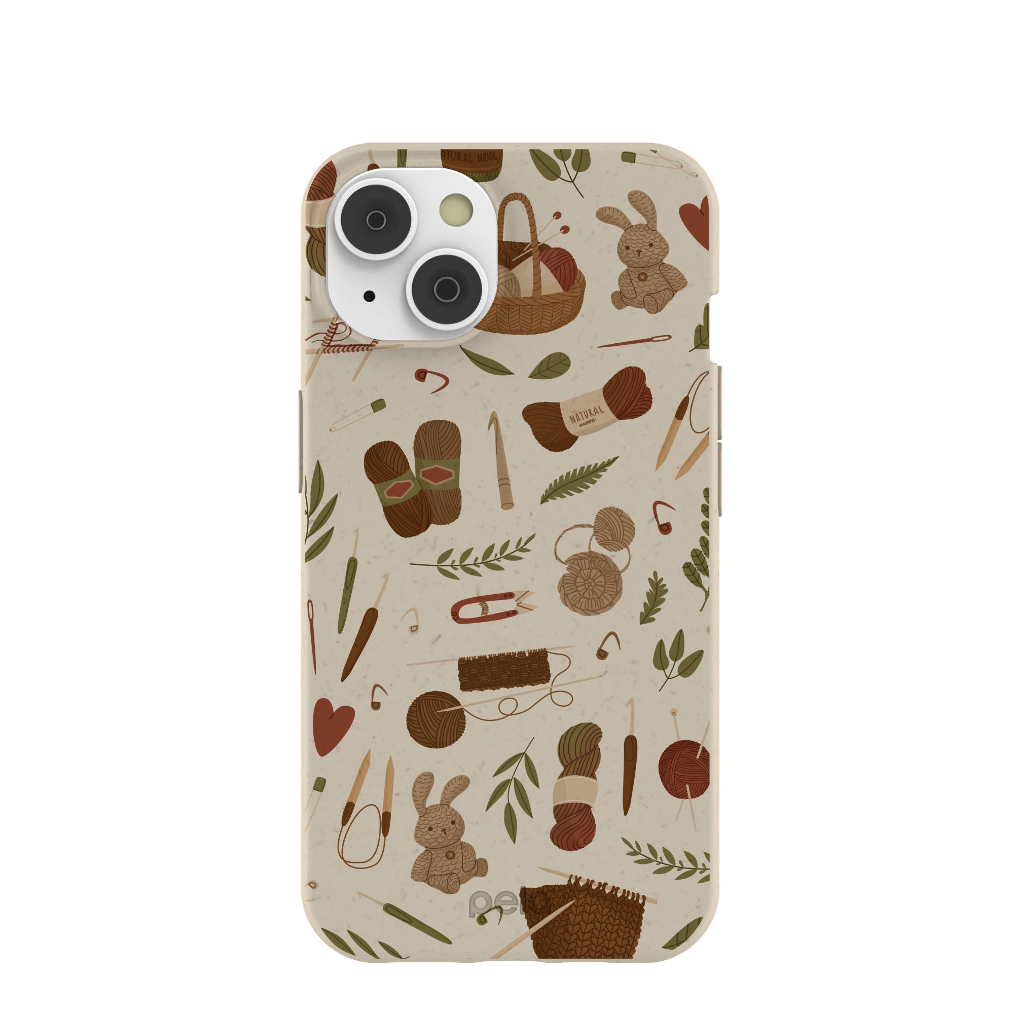 London Fog Cozy Knit iPhone 14/16e Case Refurbished - Pela Case refurbished available on Cerqular