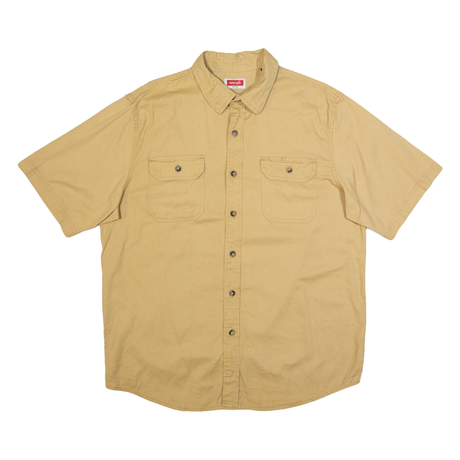 Buy WRANGLER Mens Plain Shirt Beige L Refurbished - $28.59 WRANGLER Mens Plain Shirt Beige L Refurbished - N/A refurbished available on Cerqular
