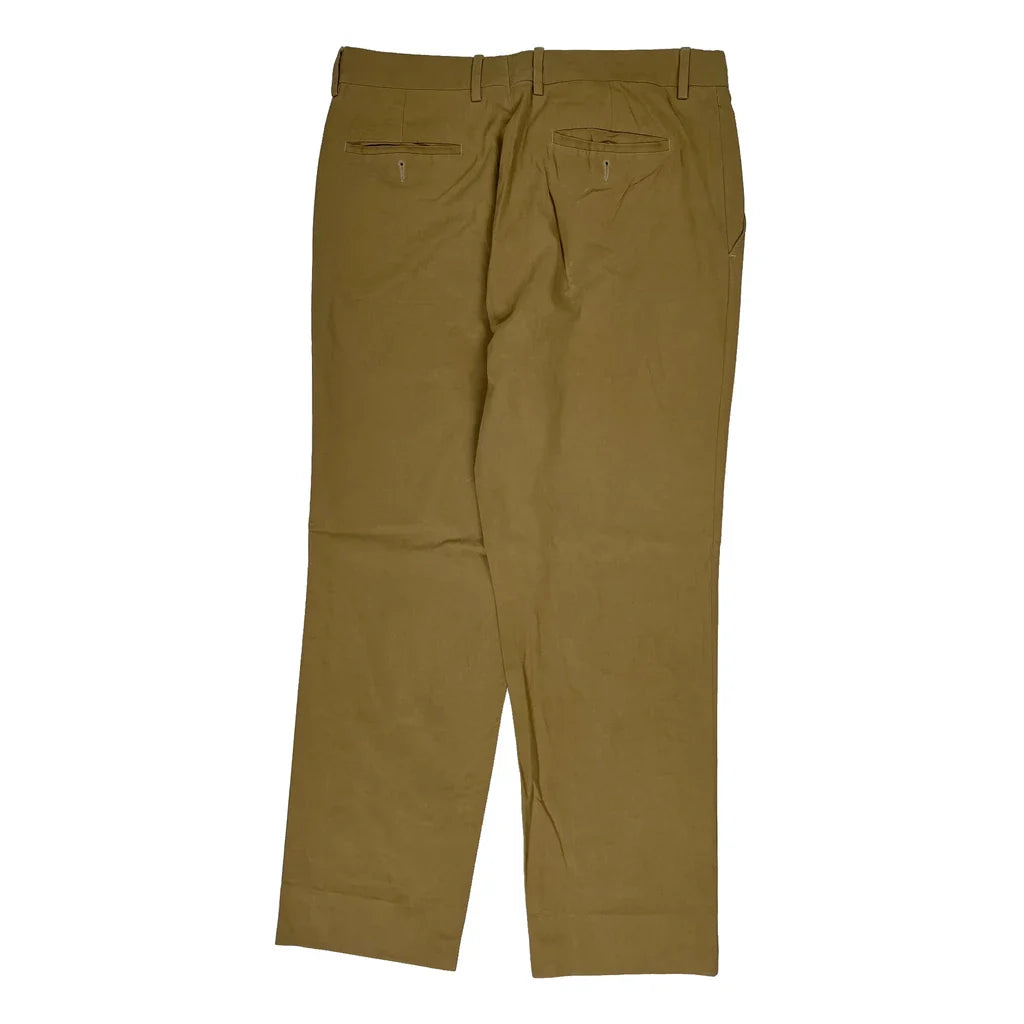 Polo By Ralph Lauren Chinos - 34W 30L Khaki Cotton Refurbished - Thrifted (note: this is a term often used to describe second- refurbished available on Cerqular