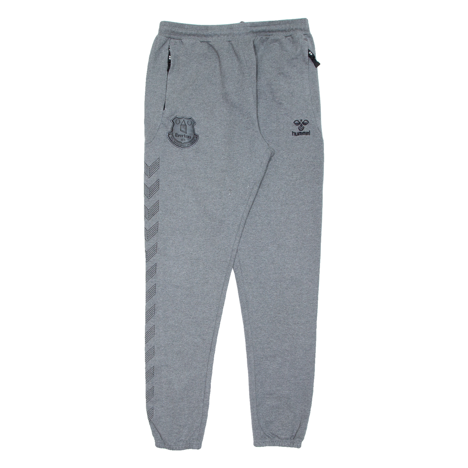 HUMMEL Everton Mens Joggers Grey Tapered M W28 L31 Refurbished - N/A refurbished available on Cerqular
