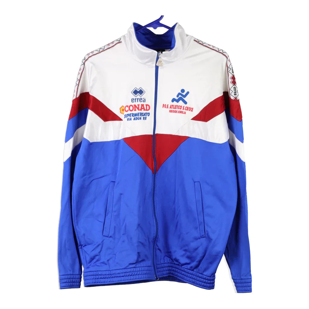 Reggio Emilia Errea Track Jacket - Large Blue Polyester Refurbished - Thrifted (note: this is a term often used to describe second- refurbished available on Cerqular
