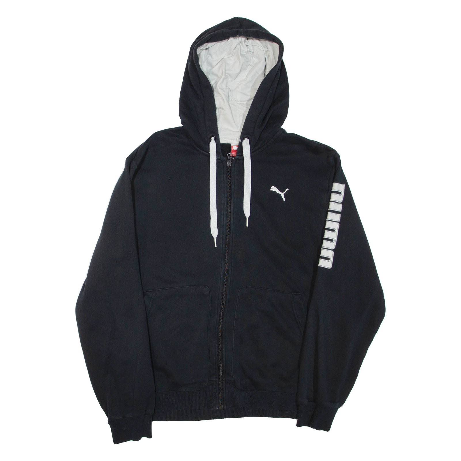PUMA Mens Black Hoodie Full Zip M Refurbished - N/A refurbished available on Cerqular