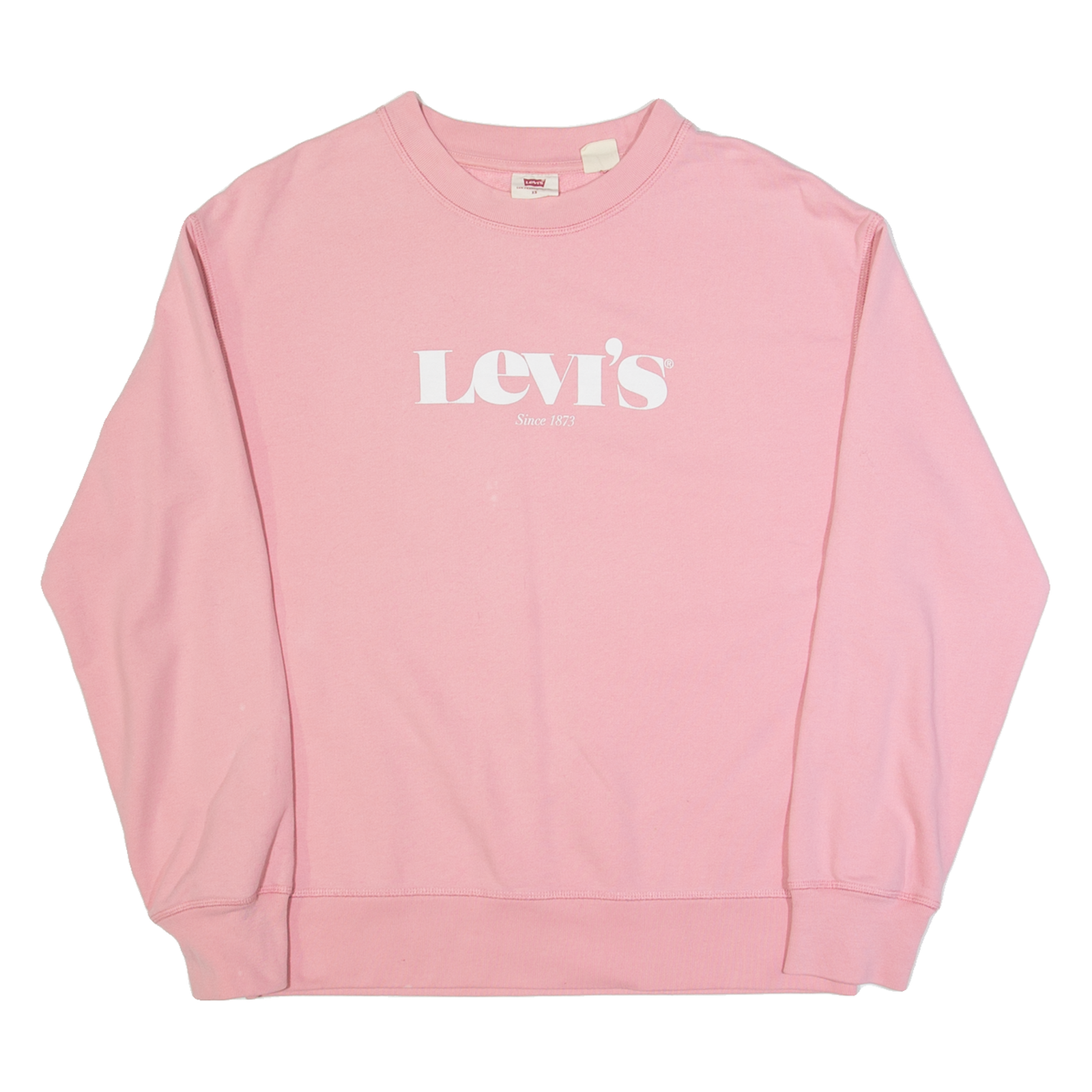 LEVI'S Womens Sweatshirt Pink XS Refurbished - N/A refurbished available on Cerqular