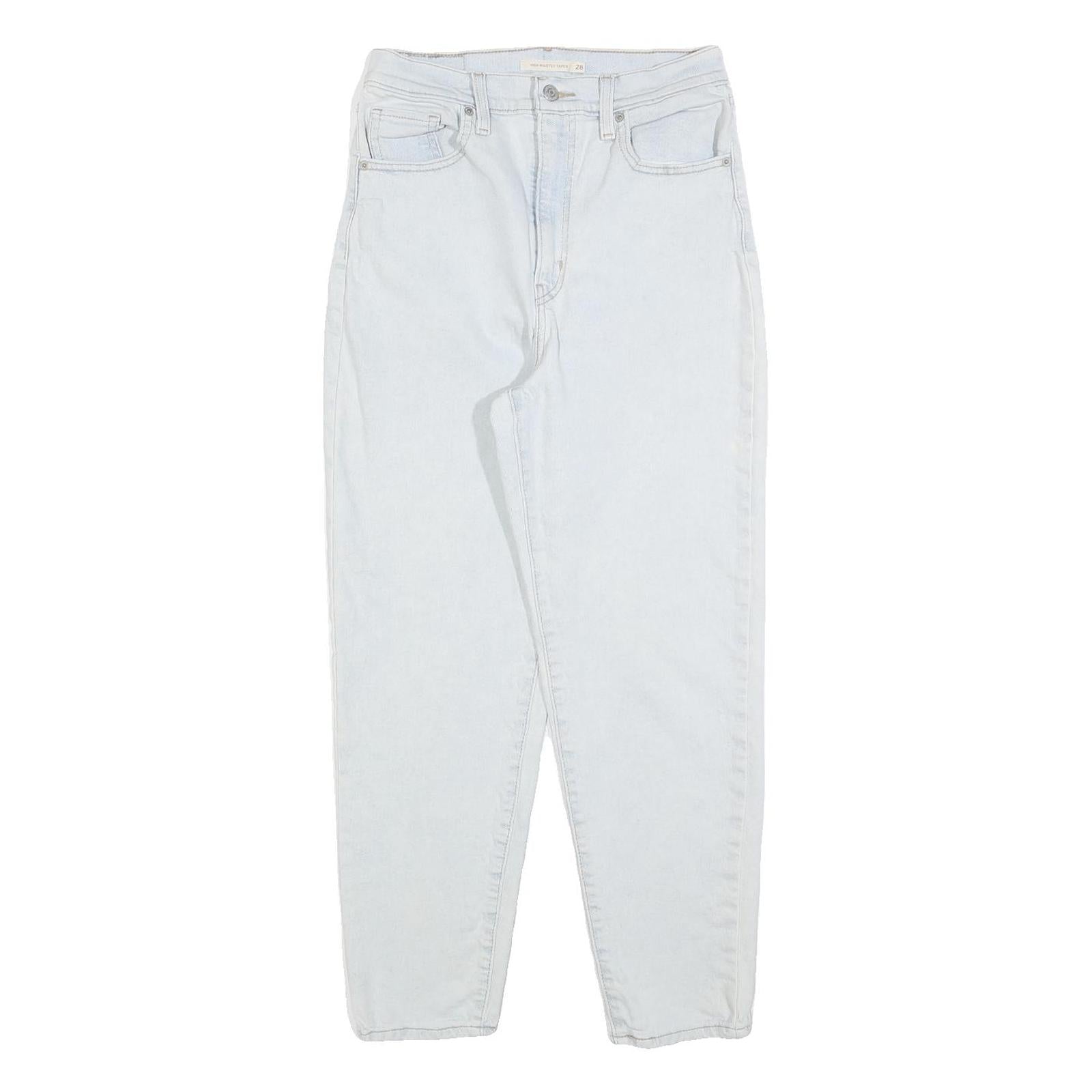 LEVI'S Womens Regular Fit Light Blue Denim Jeans W28 L27 Classic Zip Closure Refurbished - N/A refurbished available on Cerqular